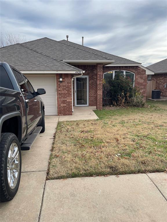 This four bedroom, two bathroom home features washer and dryer connections, a fireplace, wood cabinets throughout, small breakfast bar, two car garage, fenced yard, and a screened-in back patio. Located in the Apple Gardens Addition with a community park with splash pad within walking distance!Pets: Yes, must be owner approvedRefrigerator: NoWasher and Dryer: No; Has ConnectionsFenced Yard: YesMoore School District:Broadmoore ElementaryHighland East Junior HighMoore High School**Pet Policy: Additional deposit does apply and is fully refundable if property is returned in the same condition it was initially leased to tenant(s). Rent Increases by $25 a month if pets are approved at the property. A maximum of two pets per property under for 35 pounds each.