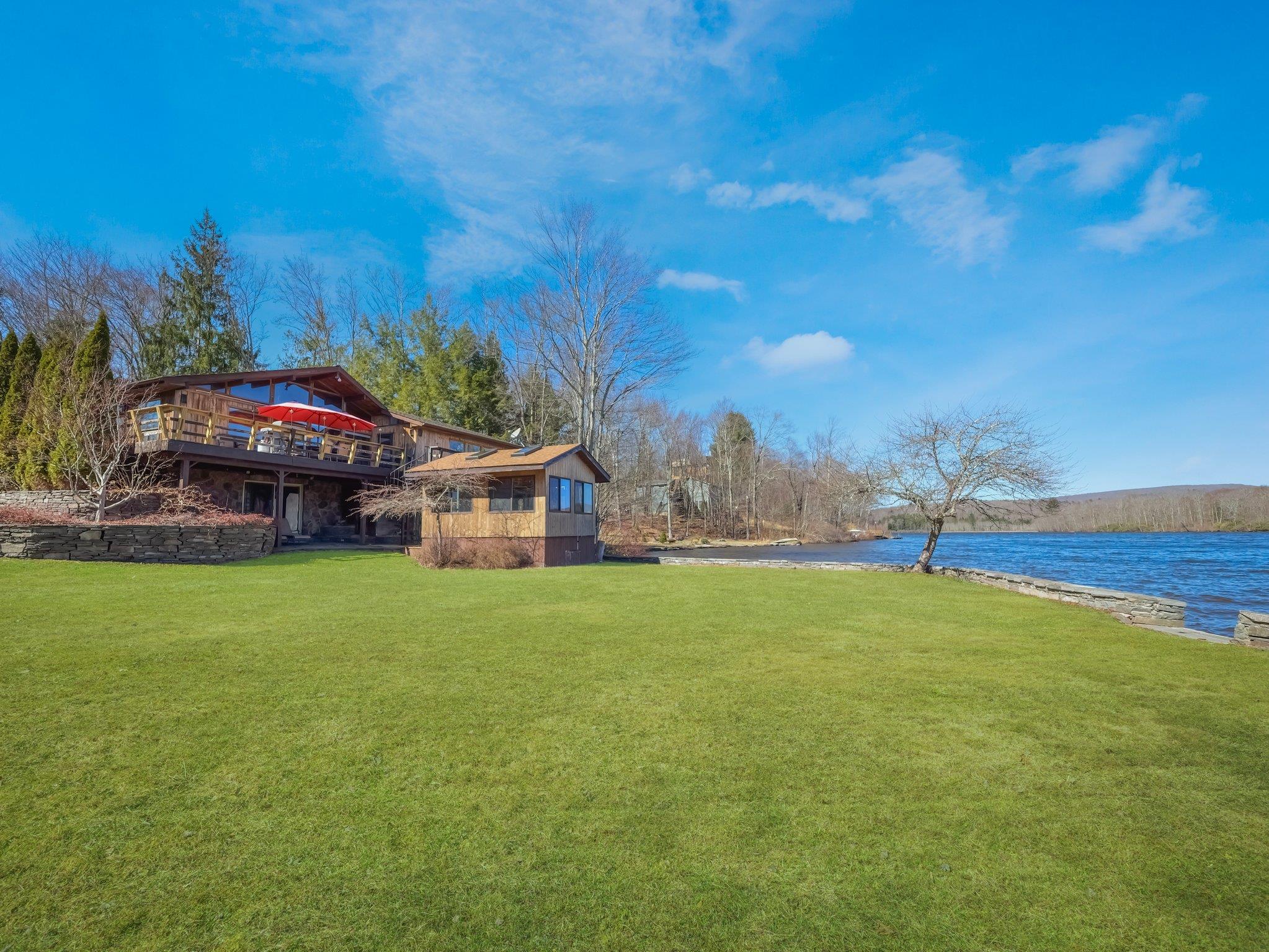 View of yard featuring a water view