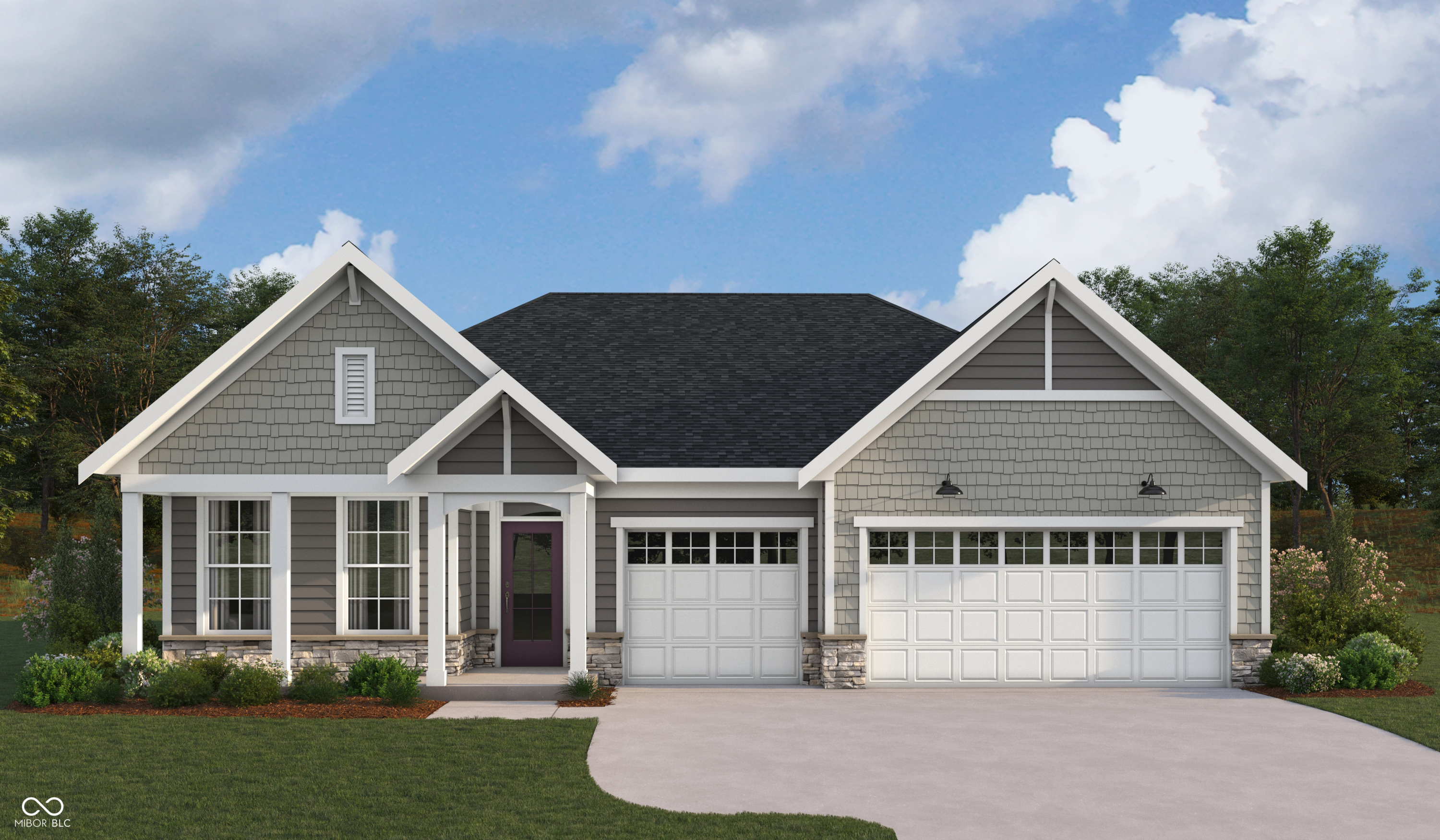 New construction by Fischer Homes in the beautiful Brighton Knoll community, featuring the stunning Emmett design. This unique plan offers 3 bedrooms, and 2 full baths. The expansive family room is the perfect gathering space. Spacious open kitchen with a large island and walk-in pantry connects to the morning room, that walks out to the patio. The owner's suite features a spacious private bath and walk-in closet. The spacious 2-bay garage completes this exceptional home.