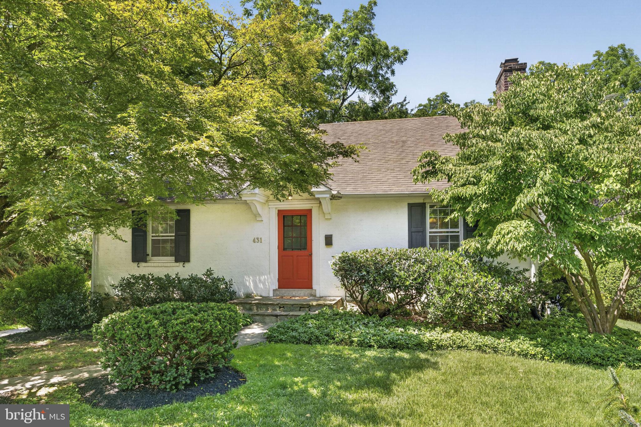 Welcome to 431 Littlebrook Road, a classic 1935 bungalow nestled on a quiet, tree-lined street in the heart of coveted Berwyn. Offering the perfect blend of timeless character and modern conveniences, this 3-bedroom, 2-bathroom residence invites you in with warmth from the moment you arrive.Step inside to discover a thoughtful layout featuring 1,707 square feet of comfortable living space with hardwood flooring throughout. The inviting main living area is anchored by a cozy fireplace, creating the ideal setting for crisp autumn evenings or relaxing weekend mornings. Large windows flood the space with natural light, highlighting the classic architectural details throughout. The living room is open to the kitchen area, which offers amble counter space with plenty of room to expand and create your dream kitchen. Beyond the kitchen is the sunroom that features a picturesque view of the expansive deck and backyard. Three spacious bedrooms offer peaceful retreats, complemented by two full bathrooms and central air conditioning for year-round comfort. Downstairs, a full basement provides substantial storage, laundry facilities, or potential for future custom finishing.Outside, the home sits beautifully on a lush, level yard—offering plenty of space for outdoor entertainment, gardening, or weekend relaxation. Complete with a private driveway and rear-entry attached garage, access and convenience are built right in.Location, Location, Location! Situated in the top-ranked Tredyffrin-Easttown School District , this home enjoys unbeatable proximity to local Main Line dining, boutique shopping, parks, and regional rail lines for seamless commutes into Philadelphia.Whether you're looking for your first home, downsizing, or seeking a property with incredible charm in a top-tier neighborhood, 431 Littlebrook Road is a must-see. Schedule your tour today and come experience the warmth and charm in person!