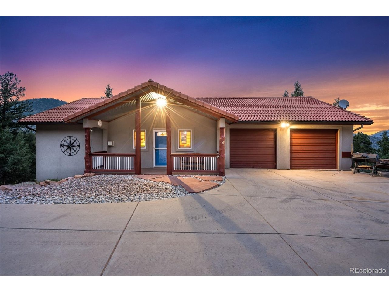 Nestled among the breathtaking Rocky Mountains, this captivating retreat stands as a hidden treasure longing to be uncovered. Well-maintained by the original owners w/ an extensive array of features and amenities. Step inside the flexible, open-concept living space w/ impeccable interior designs and quality finishes. Combining vaulted ceilings, skylights, and custom light fixtures creates an expansive and luminous atmosphere. The fully updated kitchen is a showstopper, featuring high-end stainless steel appliances, a 6-burner gas stove, luxury granite countertops, a double basin farmhouse sink and prep sink w/ touchless faucets, a huge center island that is loaded w/ storage solutions, and custom soft close cabinetry. Mix your favorite cocktails at the handcrafted bar and sip them on one of the 3 Trex decks while you gaze out at the awe-inspiring views of Longs Peak. In the owner's wing you will find a spacious bedroom and a beautiful bathroom w/ jetted soaking tub and a walk-in shower w/ a waterfall showerhead. The views from the office immerse you in the tranquil wilderness, while the high-speed Fiber Optic internet ensures seamless connectivity. The lower level offers even more space to relax and entertain. Watch a movie while you cozy up next to the fireplace, or head into the rec room for a game of pool. Two basement bedrooms and a guest bath. Indulge in the beauty that envelops this .94-acre property, providing the peaceful Colorado lifestyle you desire. One of the standout features of this home is its private well, offering high-quality drinking water, unlike many nearby homes tied to the Pinewood Springs system. Endless outdoor activities from hunting and fishing to hiking and biking. Minutes away from Rocky Mtn National Park and Estes Park shopping, plus easy access to Lyons, Boulder, Denver, and a variety of ski resorts! Short-term rental potential.