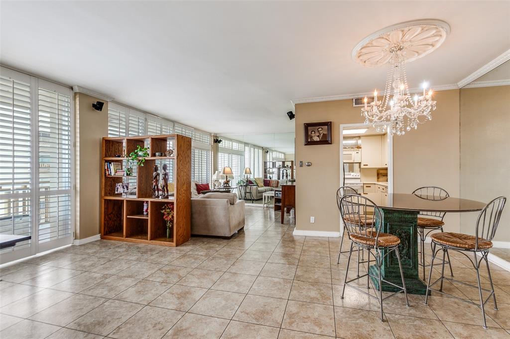 Unit # 700 living-dining area