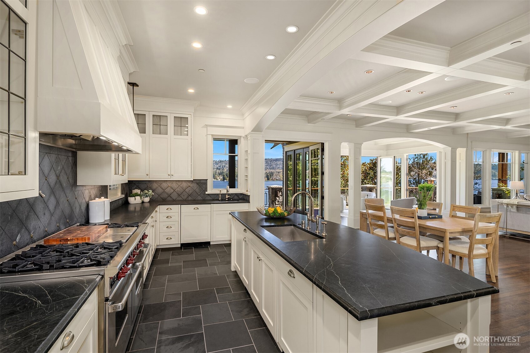 This kitchen doesn't just impress - it stuns. Timeless craftsmanship meets modern luxury... they just don't build them like this today!