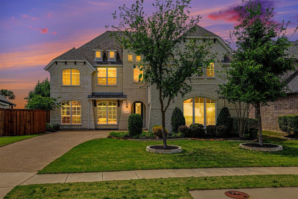 Stunning, one-owner residence by Grand Homes, the HARTFORD PLAN WITH TWO PRIMARY MASTER SUITES is ideally positioned in the highly sought-after Wilmeth Ridge. From the moment you arrive, the home captivates with its striking curb appeal, highlighted by a swing-style two-car garage and refined architectural presence. Step inside to an impeccably maintained interior where elegance unfolds at every turn. The grand entry is flanked by a sophisticated living area, while double doors reveal a private executive study. A formal dining room with charming bay windows sets the stage for memorable gatherings. At the heart of the home, the chef’s kitchen impresses with a large center island, a gas cooktop, abundant cabinetry, and a new high-end Whirlpool dishwasher, all of which flow seamlessly into the sunlit breakfast nook and expansive living room. A wall of windows floods the space w-natural light, beautifully complementing the cast stone fireplace, creating an inviting atmosphere. Privately situated at the rear of the home, the luxurious primary suite offers a serene retreat, complete w-space for a sitting area & a spa-inspired bath. Designed with both comfort & flexibility in mind, the thoughtfully crafted floor plan includes a split first-floor guest suite, while upstairs boasts a second primary suite, along w-two additional bedrooms. A dramatic staircase leads to an entertainer’s dream, an expansive game and media room combination perfect for hosting or relaxing. This home is further enhanced by over $24K in premium upgrades, including a climate-controlled garage with mini-split AC & heater (remote operated), custom garage storage + high-end window treatments throughout, including the garage. For added convenience & future-forward living, the home is equipped wpdual Level 2 EV chargers (WiFi-enabled), compatible w-both Tesla & CCS J1772 vehicles. Outdoors, enjoy a peaceful backyard setting that backs to lush greenspace.