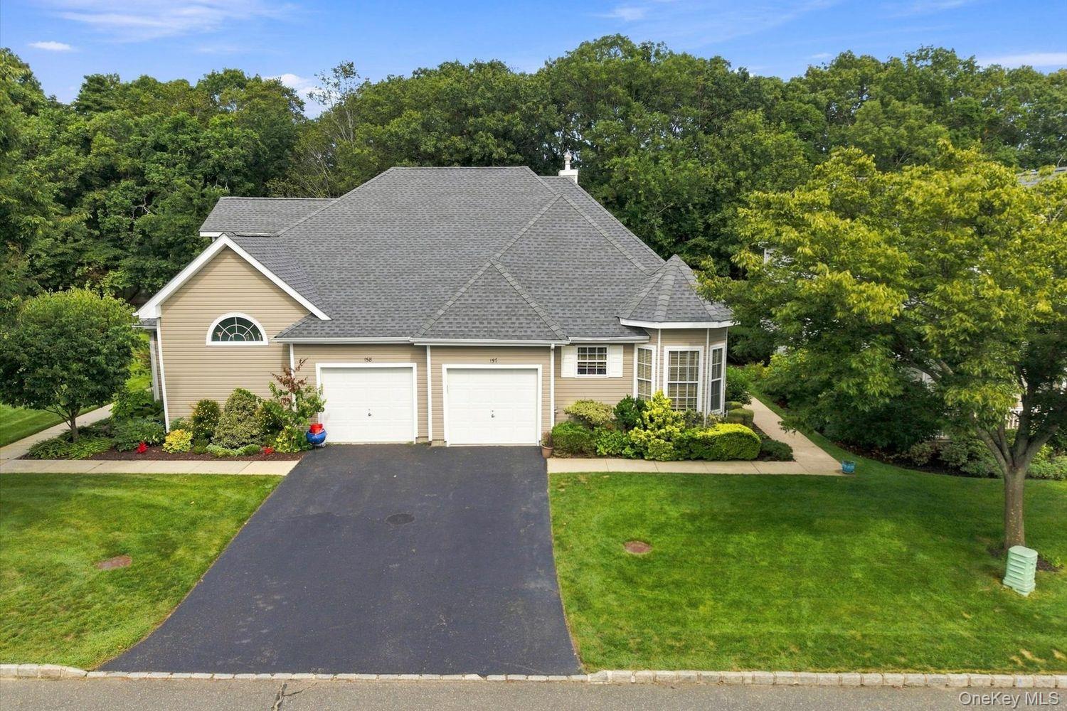 Enjoy carefree living in Saddle Lakes, a sought-after 55+ gated community. Tucked at the end of a quiet cul-de-sac, this beautifully maintained 2-bedroom, 2-bath condo features hardwood floors, an upgraded kitchen and additional cabinetry extending into the dining area, offering plenty of storage and space for entertaining. The living room has a gas fireplace, while the primary suite features an updated bath and two generously sized closets. A full basement offers tons of flexibility for storage, hobbies and more. Step outside to a private fenced paver patio, perfect for relaxing or entertaining. Enjoy indoor and outdoor pools, hot tub, clubhouse, movie theater, tennis, pickleball and more. Conveniently located with easy access to both the North and South Forks, vineyards, farm stands, beaches, shopping, restaurants and healthcare facilities. Come enjoy all that Saddle Lakes and the North Fork have to offer!