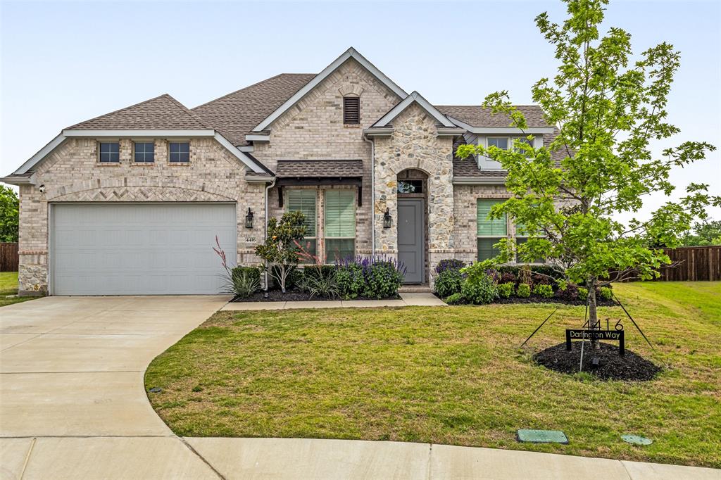 Stunning K Hov single-story in one of McKinney’s most exclusive neighborhoods! This beautifully open concept 4 bedroom, 3.5 bathroom features luxury vinyl plank flooring throughout, upgraded carpet, decorative lighting, and gorgeous rye cabinetry. The flexible floor plan includes a dedicated office, media room, plus an additional flex space to suit your lifestyle. The 3-car garage comes finished with epoxy flooring, whole house soft water filter, and the backyard is the largest in the neighborhood. Schedule your tour today!