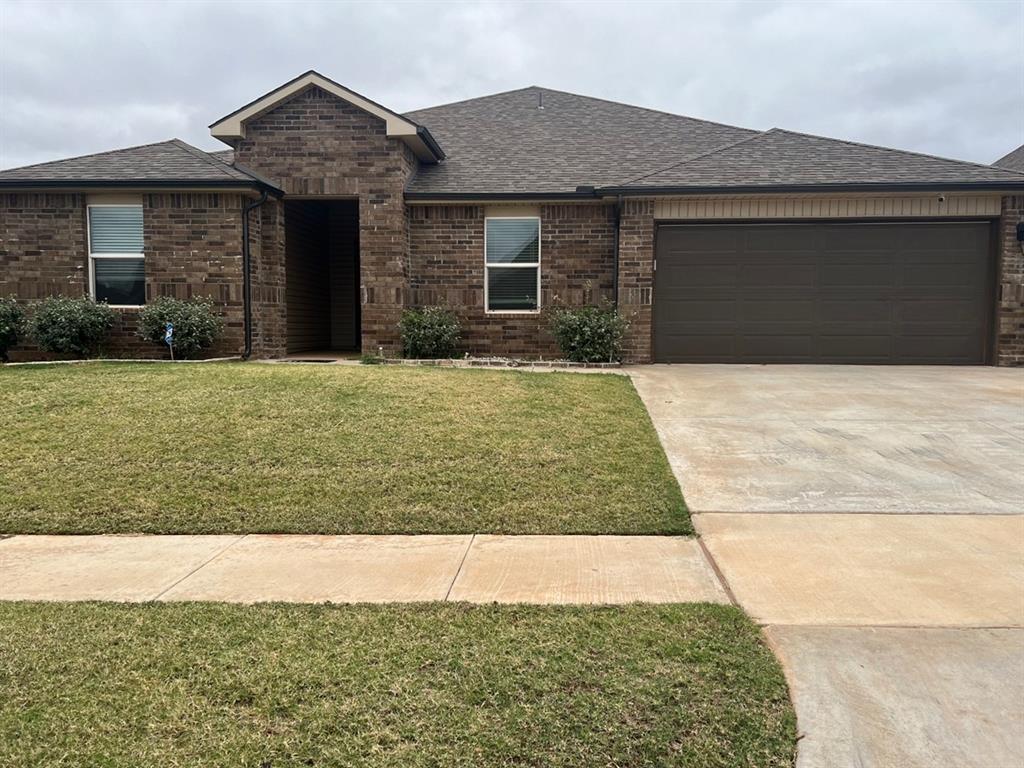 This immaculate one owner 3 or 4 bedroom home recently built in the Deer Creek School district is easy access to Lake Hefner Parkway and the turnpike.  This open floorplan is great for the whole family or for entertaining. The kitchen has a large pantry and the refrigerator, gas range, dishwasher and microwave are included. The primary bedroom is very spacious with a beautiful ensuite bathroom. Secondary bedrooms are spacious and located on the other side of the home. Enjoy a covered east facing covered patio.