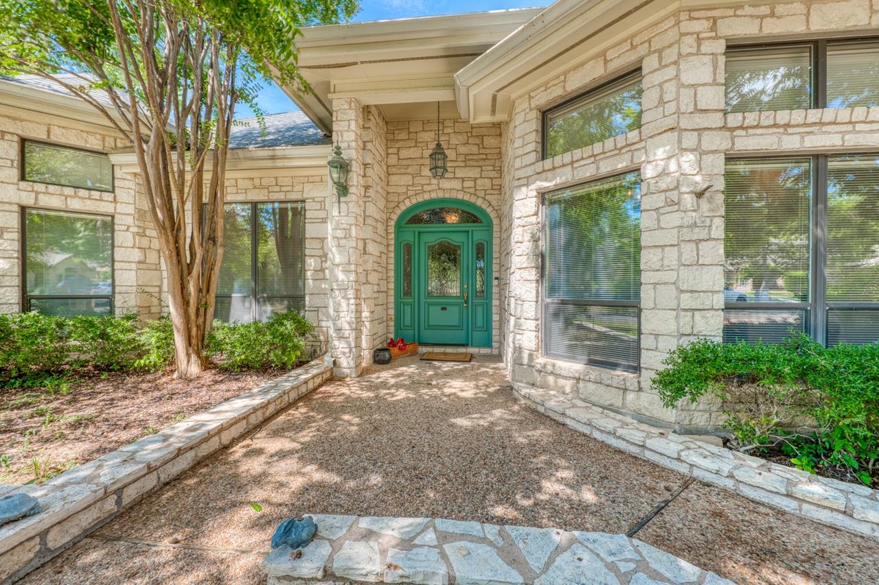 Roof - 2024 Main AC - 2025.  Priced to sell! Check the comps! From the street your guests will be highly impressed with the curb side view. From the roofline of the house, the massive windows, the rock on the house, the driveway, and the trees; your guest will be wowed before they even step inside your new home!  Once your guests finally walk in the front door they will be delighted to see a large living area in front of them that will take their breath away. There is a separate sitting area to the left and a beautiful formal dining area to the right. The wood burning fireplace with the perfect wood mantle completes the living room. The kitchen has an island, granite countertops, a large pantry, and a breakfast area that allows you to see your shaded yard and the golfers "hard" at work. This house has 3 bedrooms. The main primary suite is large and has a sitting area. It has his and hers full baths with walk-in closets. The two other bedrooms are ideal for a family. One is very large, and the other is a good size. The house has 3.5 bathrooms. The 2.5 car garage is a large space with a garage door on the back side for your golf cart. You can open the door and be on your way to a day of golf. The lot is huge for a subdivision with .38 acres. It is a corner lot, and this allows pets and kids to have a great time playing inside the fenced yard. The covered back sitting area / porch is perfect with shade all day and a great view of the golf course. This house will not last long.  Please come view it this week!