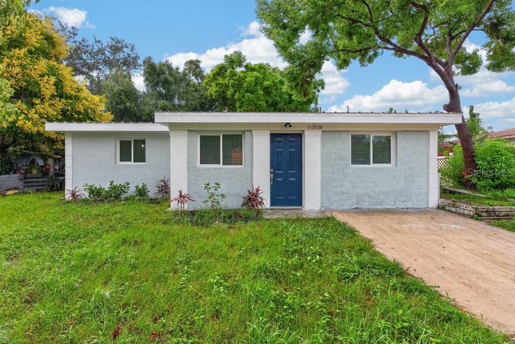 Virtually Staged. Fresh updates, flexible living space, and a spacious backyard make this move-in-ready home one you won't want to miss! Offering 1,358 square feet, this 2-bedroom, 1-bathroom home also features two additional bonus rooms, perfect for home offices, a hobby space, playroom, or whatever best fits your lifestyle. Inside, you'll find a refreshed interior with brand-new flooring, fresh paint, and a beautifully updated kitchen featuring new appliances. The improvements continue throughout the home, creating a clean, modern feel while maintaining a comfortable and inviting atmosphere. A new A/C system adds year-round comfort, while the metal roof provides another valuable feature for added peace of mind. Fresh exterior paint gives the home a crisp, updated look and enhances its curb appeal. Step outside to a large backyard with plenty of room to relax, entertain, garden, or create your own outdoor retreat. Whether you're hosting weekend get-togethers, enjoying a quiet afternoon, or simply looking for extra outdoor space, this backyard offers plenty of possibilities. With major updates already completed, versatile bonus spaces, and a generous backyard, this home offers a great combination of comfort, functionality, and value. All that's left to do is move in and make it your own!