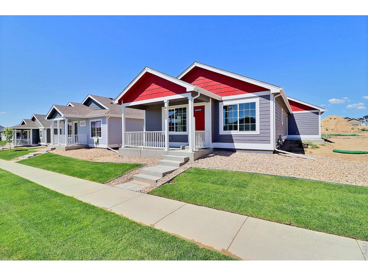 PRICE IMPROVED - COME TAKE A LOOK TODAY! This beautiful new construction ranch is complete and move-in ready! Featuring 2 bedrooms and 2 bathrooms, this home offers a bright, modern design with white cabinetry, quartz countertops, stainless steel appliances, and beautiful laminate flooring.Thoughtful upgrades include central A/C, a garage door opener, stylish tile work, and a crawl space for additional storage. Front-yard landscaping is included, making your move even easier.Conveniently located with easy access to Highway 85 and Highway 34 for commuting throughout Northern Colorado. PLUS - the builder is offering a $5,000 incentive!With a new improved price AND builder incentive, this is a great opportunity to own a brand-new home. Schedule your showing today!