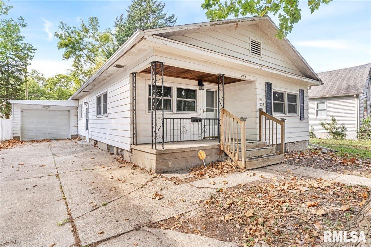 Stop wasting rent when you could own this 2 bedroom, 1 bath home with a 1 car garage and mostly fenced back yard. Vinyl replacement windows and the roof were replaced in 2005, water heater in 2023 and freshly painted interior 2025. You will also love the spacious updated kitchen and bathroom and the luxury vinyl planking and carpet throughout the home. The kitchen appliances all stay too so you can move right in! This home also features a full unfinished basement with a potential 2nd bathroom, laundry hook ups, and tons of storage space.