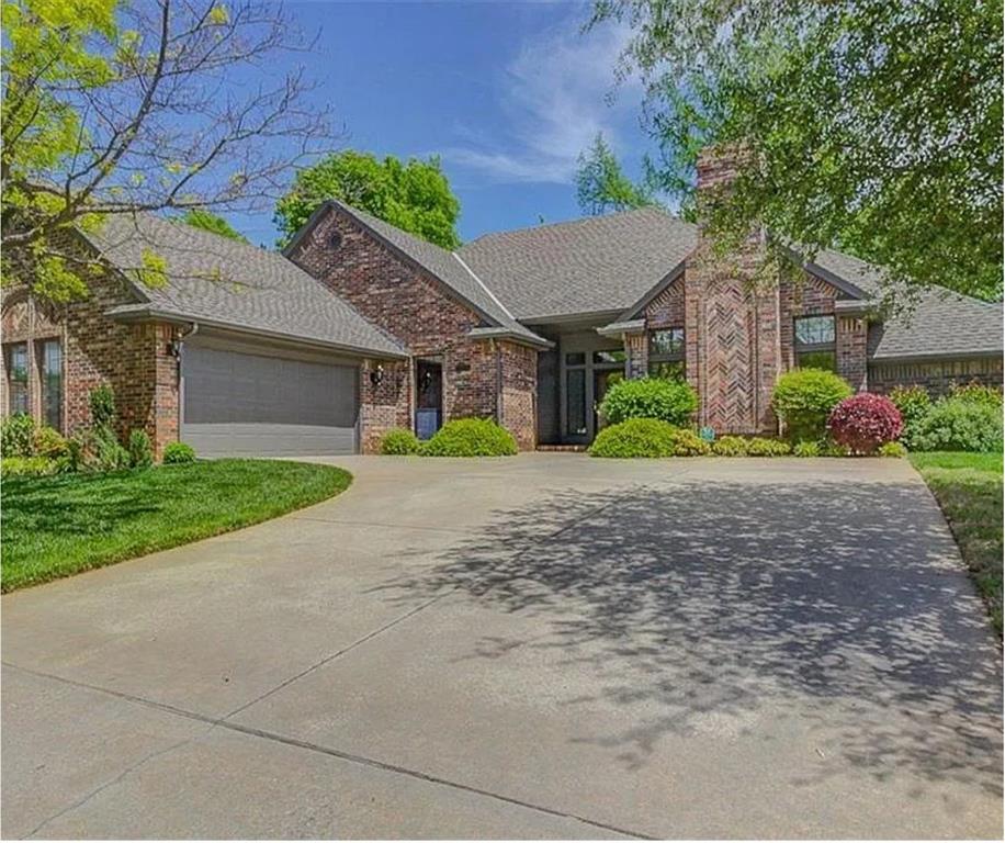 Discover spacious living in Kingscreek Estates! This single-story home offers approximately 2,444 square feet with 3 bedrooms, 2 bathrooms, and a dedicated study. The kitchen features granite countertops, a center island, stainless steel appliances, double ovens, and a generous walk-in pantry. Two dining areas provide space for everyday meals and entertaining, while the living room’s masonry fireplace creates a welcoming focal point. Wood and tile flooring add warmth and style throughout the home. Enjoy the covered patio and privacy-fenced backyard, complete with an underground sprinkler system. An attached two-car garage and garage-floor storm shelter add convenience. Located in the Moore Public Schools district, with Fisher Elementary, Brink Junior High, and Westmoore High School. Schedule your private showing today!