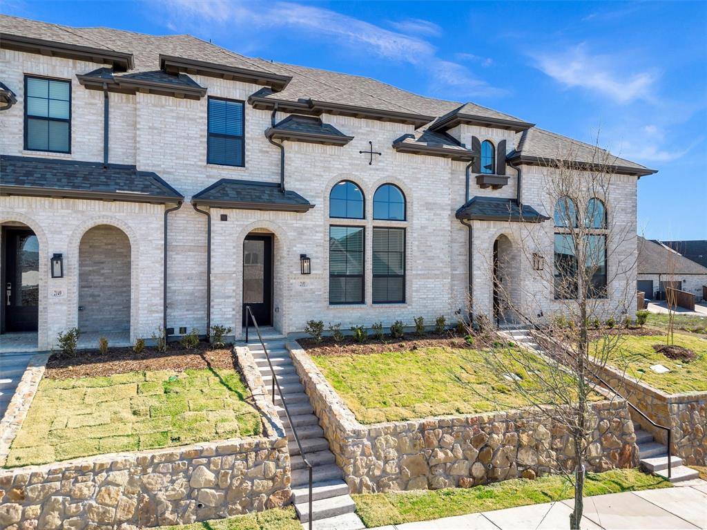 New construction lease in Walsh and zoned to Aledo ISD. This Highland Ashford townhome offers a bright, well-designed floor plan with vaulted ceilings in the living room, a spacious kitchen with quartz countertops, lighted glass cabinetry, Silgranit sink, large island, refrigerator included, and an open layout that works well for everyday living and entertaining. The primary suite is downstairs and features a large double shower and quartz countertops in the bath. Upstairs includes two additional bedrooms, a full bath, and a game room or second living area. Additional features include a 2-car garage, abundant natural light, and easy access to Walsh’s trails, parks, multiple pools, fitness center with weekly classes and drop in day care, tennis and pickleball courts, village market with gas pumps and ATM, and so much more. Landlord covers HOA dues, including high speed internet and front yard maintenance. Conveniently located with quick access to I-20, H-E-B, dining, shopping, and entertainment. **PLEASE NOTE NO PETS. NO SMOKING. NO CREDIT SCORES BELOW 670. Monthly income must be greater than or equal to three times the monthly rent**