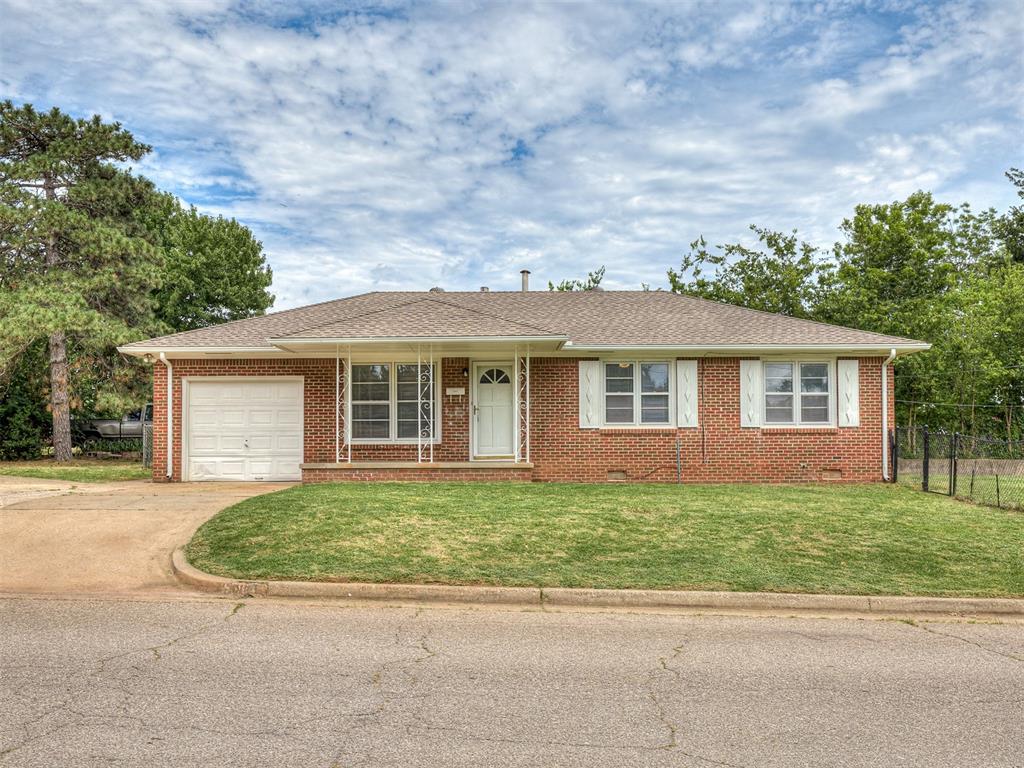 Welcome to this beautifully updated ranch-style gem, perfectly nestled on an extra-large corner lot just a short walk from Nichols Hills Elementary. This move-in ready home has been thoughtfully renovated inside and out, featuring fresh interior and exterior paint, remodeled bathroom, new HVAC system, new garage door lift, new upgraded electrical panel, new guttering, new carpet in a secondary bedroom, new can lighting, new ceiling fans, and window treatments. Offering three generously sized bedrooms, gorgeous hardwood floors, and ample storage throughout, this home blends comfort and character in every room. Whether you're just starting out or looking to downsize in style, this delightful home is sure to impress. Schedule your private tour today!