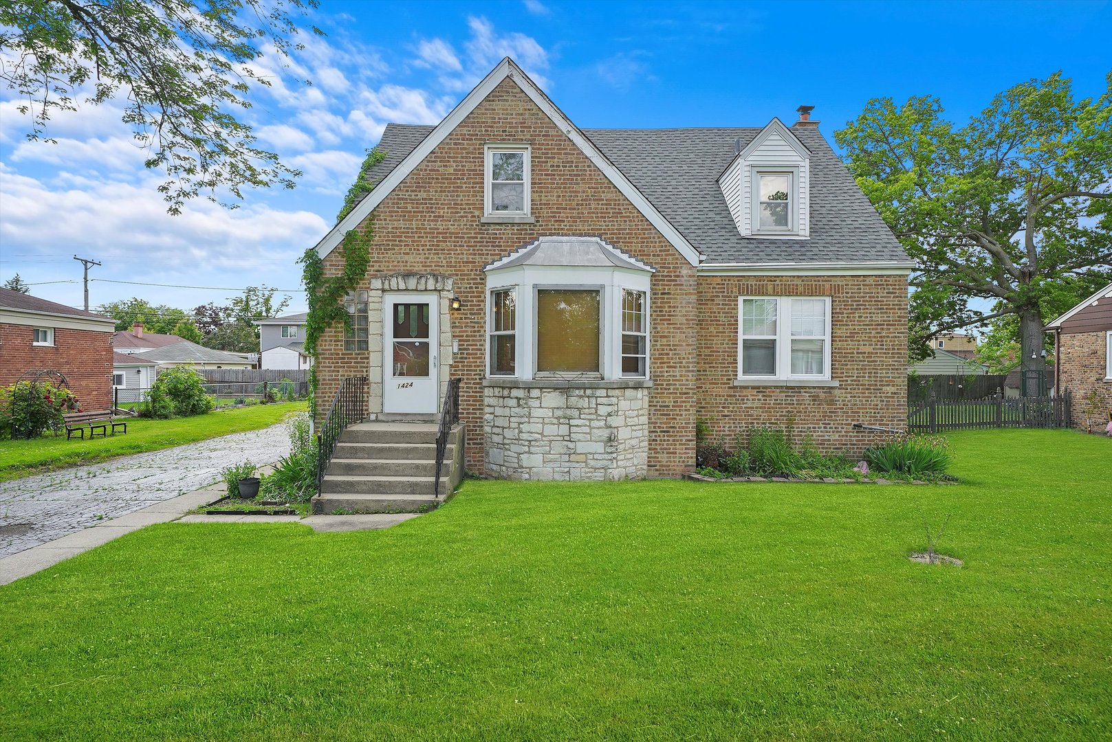 Bring your vision and creativity to this spacious home full of untapped potential. Sitting on an oversized double lot (3 pins) a highly desirable school district, this property offers the perfect canvas for investors, renovators, or buyers looking to create their dream home.Don't be fooled by the exterior, this home is larger than it appears, offering 3 bedrooms on the upper level and 2 on the main level, plus a full bathroom on each level, including the basement. Laundry room on the 2nd floor and basement. Major updates include a new roof (2023), new heater/furnace (2023), and gutters (2020)  Please note: the property requires significant renovation. Busted pipes during the winter caused water damage, and extensive repairs will be needed.