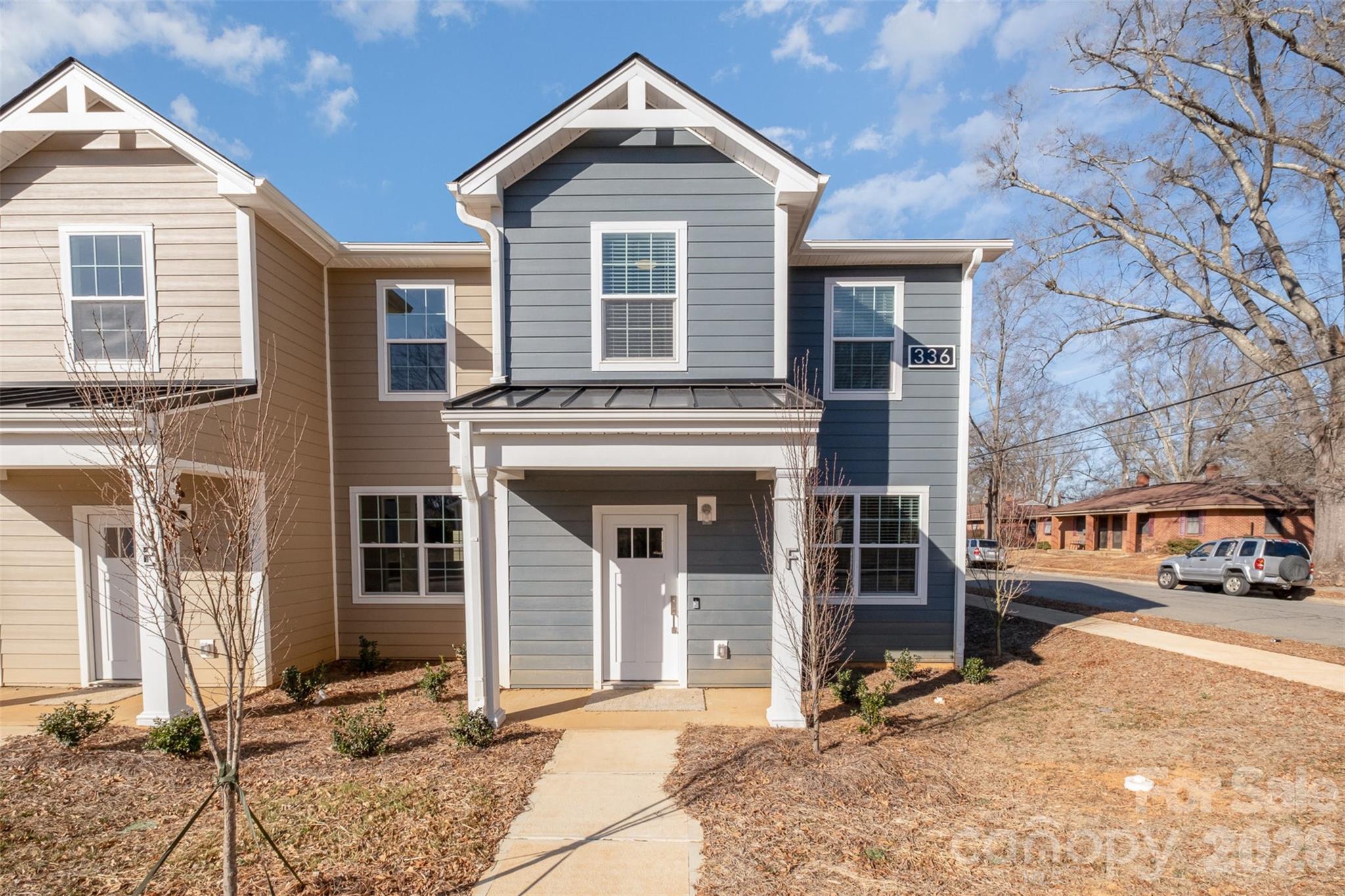 Experience modern living in this beautifully crafted new-construction townhome in a growing,revitalizing area of Concord, NC, with a $10,000 guaranteed builder credit for all buyers, regardless ofincome, making affordability more attainable. Many buyers may qualify for down payment assistanceranging from $2,500 up to $182,500. There is a community land trust option at a home price of$230,000, with preferred lenders. This thoughtfully designed 3-bedroom, 2.5-bath home features anopen-concept layout ideal for both entertaining and everyday living. The stylish kitchen offers sleek finishes, a large pantry, abundant cabinetry, and stainless-steel appliances, quartz, and comes complete with an appliance package featuring a refrigerator, washer, and dryer, providing added convenience for move-in-ready living.Upstairs, the spacious primary suite serves as a private retreat with a large walk-in closet and a well-appointed en-suite bath. Two additional bedrooms offer flexible space for family, guests, or a homeoffice.Conveniently located just minutes from a revitalized downtown Concord, you’ll enjoy easy access tolocal dining, shopping, and parks while living in an area experiencing exciting community investment andrevitalization.Owner-occupant purchase only — no investor purchases permitted.Schedule your showing today and explore the opportunity to own a beautiful new home in one ofConcord’s evolving neighborhoods with other properties located at the Townhomes. This unit is the model home.
