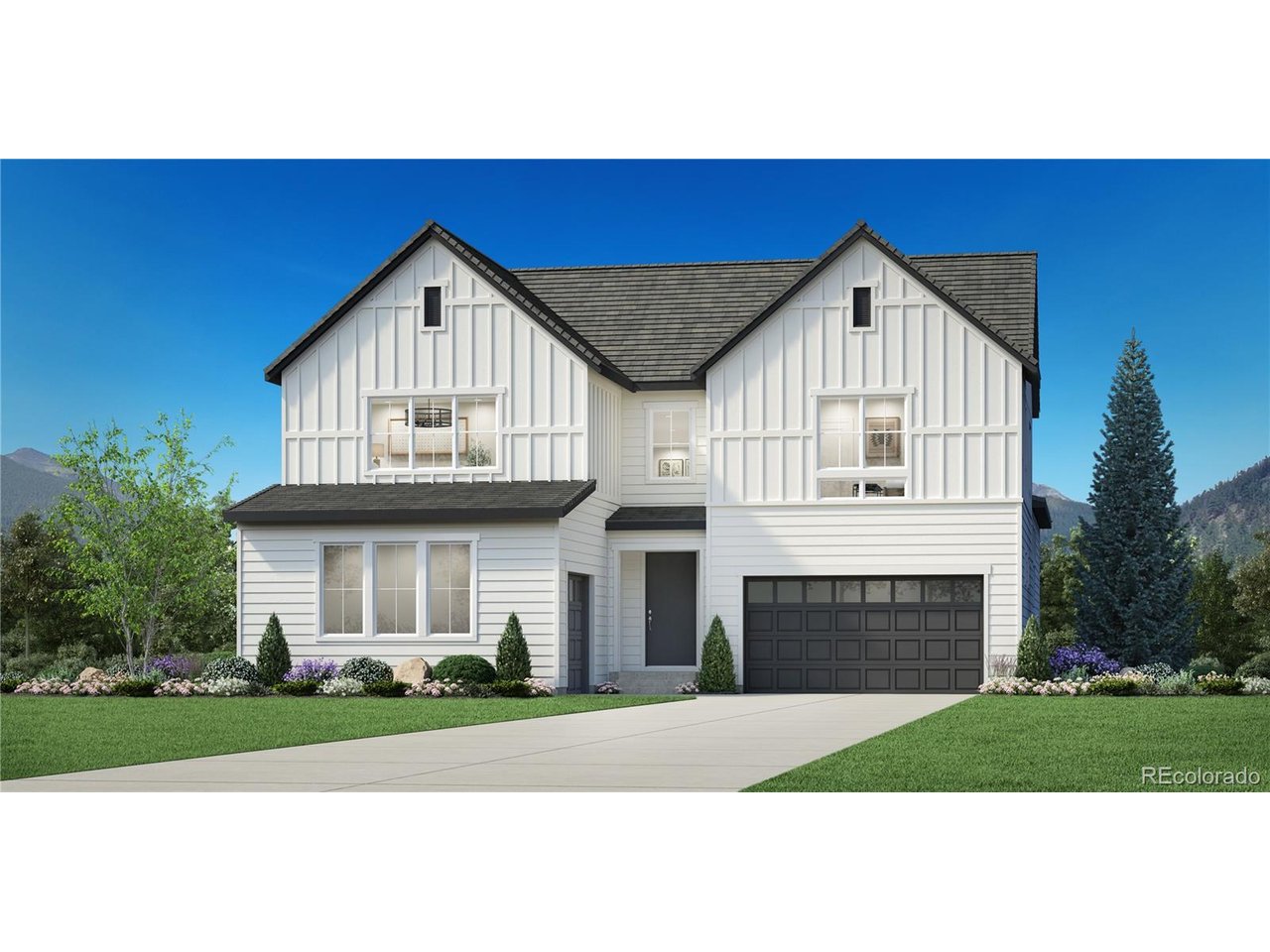 Brand New Toll Brothers Home - Valdez Farmhouse - Ready December 2026. Main-floor primary suite with stately 12' ceiling and a luxurious 5-piece bath. Oversized two-story-tall covered deck with 12' stacking slider. An unfinished garden basement with rough-in plumbing provides many future finishing options. Perfect west-facing homesite on a non-through street. Choose ALL YOUR OWN DESIGN selections with help from a $35,000 Design Studio credit! Located within HERON LAKES, an amenity-rich master plan, enjoy access to a range of recreational opportunities, including hiking, boating and fishing on Lonetree Reservoir. Improve your swing at TPC Colorado, an 18-hole championship golf course, or take advantage of the expansive clubhouse, which includes restaurants, a resort-style pool, a fitness center, and private event spaces. Schedule your visit today before this special home is gone!gourmet kitchen. The primary bathroom features a luxurious Shower with a frameless glass enclosure & free-standing tub. The partial unfinished basement with rough-in plumbing provides future finishing options. With interior design selections chosen by our professional design team, this 2-story beauty has it all. HOA covers landscaping & snow removal - lock & leave! Amazing amenities include clubhouse, pool, gym and studio, restaurant, fishing, boating and trails. This is Colorado living at its best! Contact our online sales team to schedule your appointment today!