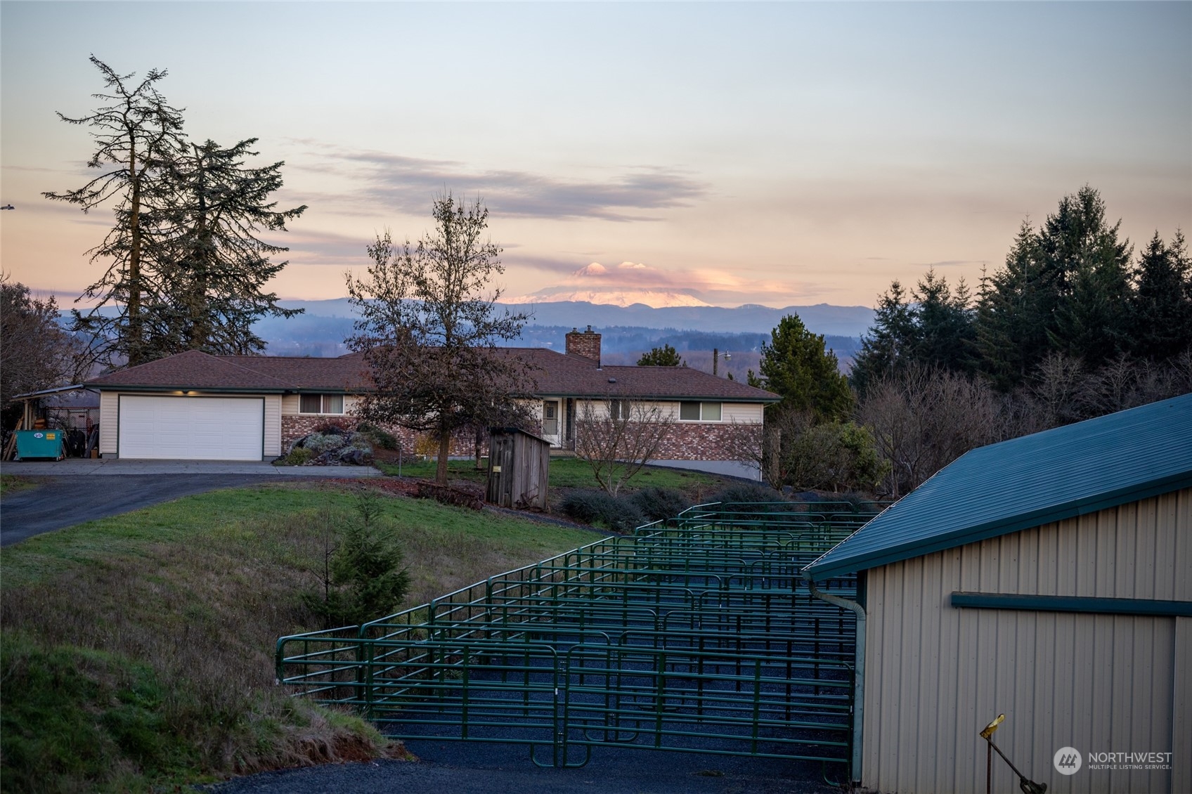 Horse lovers, look no further! Beautiful Adna area Equestrian property checks all the boxes!  Home is over 3600 sq ft, custom kitchen, updated cabinets, tile back splash, commercial refrigerator and newer appliances, with ample storage and counter space. Updated flooring throughout, sunroom, new heat pump, 3 beds/2 bath on the main level, primary bedroom is spacious with a private bath. Lower level has a family room area, Rec room, utility room another bedroom and bath. Large deck and patio to enjoy the Gorgeous Mountain View. Covered 120x90 9 stall arena, horse washing station, tack room, outdoor arena, and a shop with a bonus room has endless possibilities.  Gated entry, fenced and cross fenced. All this on over 10 acres.
