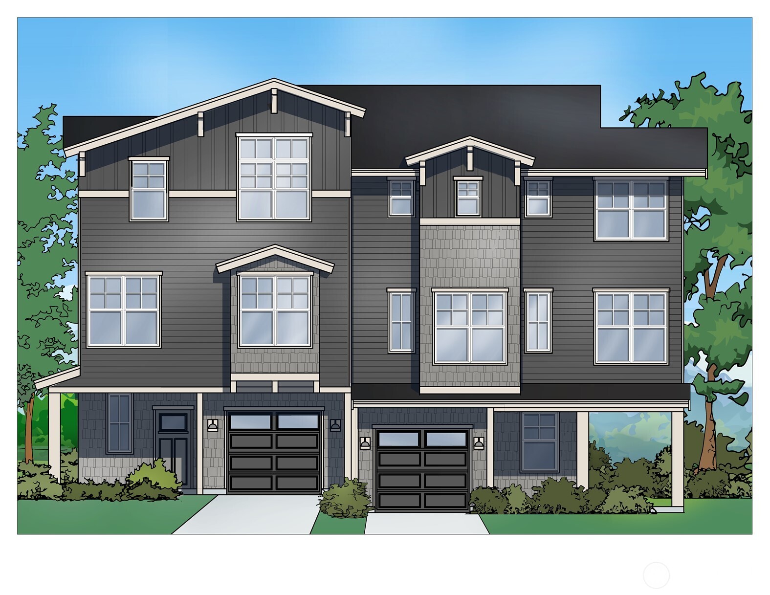 Sunset Court Lot 7 Front elevation