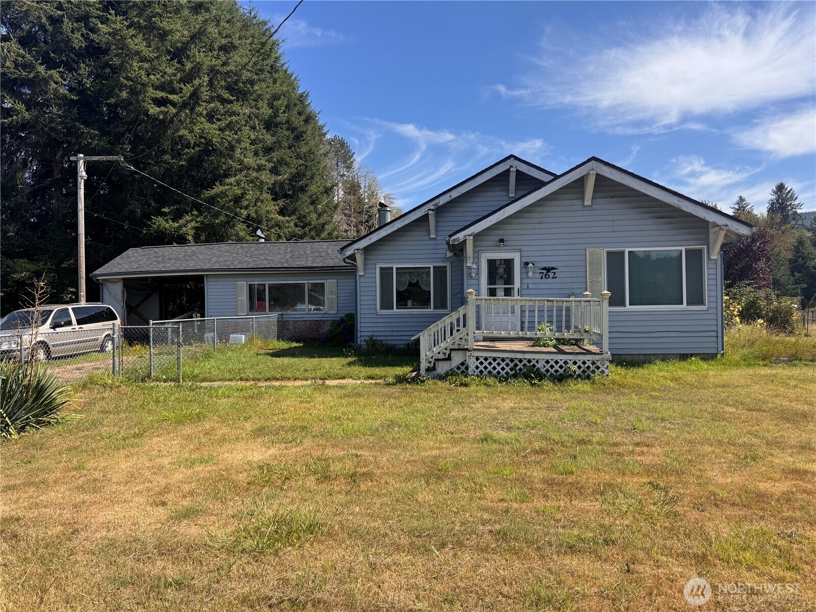 Value is in the land! Come check out this flat one acre parcel in the beautiful Elochoman River Valley. A private well, septic, and power are all here. Fully fenced yard with established raspberries, apple tree, and dahlia bed! Lovely country setting. Existing home has a new roof and electrical panel, but needs extensive repairs inside and out. Detached garage with chicken coup. Attached carport and long driveway for ample parking. Take on a major fixer upper project, or start fresh and build your own home here. Seller is taking cash offers only, please submit your highest and best by 5pm on 09/10/2026 for consideration. Sold AS IS. Some personal belongings will be removed prior to closing, but most will remain on property. Buyer to verify all info and perform inspections of well and septic on their own. Please use caution when viewing!
