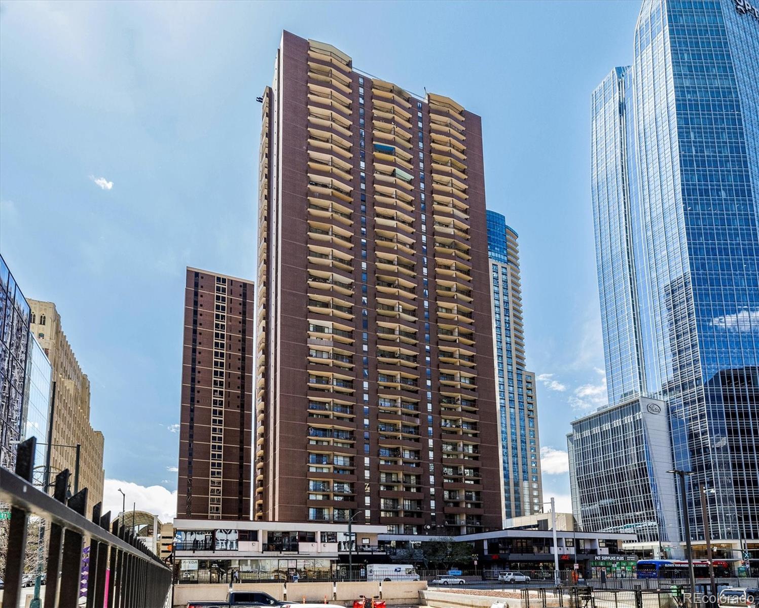 Experience elevated city living at the established Brooks Towers in the heart of downtown Denver. This refined 1-bedroom, 1-bath residence on the 28th floor showcases sweeping city views and abundant natural light. The open-concept layout features an updated kitchen with stainless steel appliances, flowing seamlessly to a private balcony—ideal for relaxing or entertaining.  Residents enjoy premier amenities including a fitness center, pool, business lounge, and 24-hour front desk service. Just steps from the 16th Street Mall, Larimer Square, Ball Arena and Coors Field. Ideal for homeowners or investors, don't miss out on this great value.