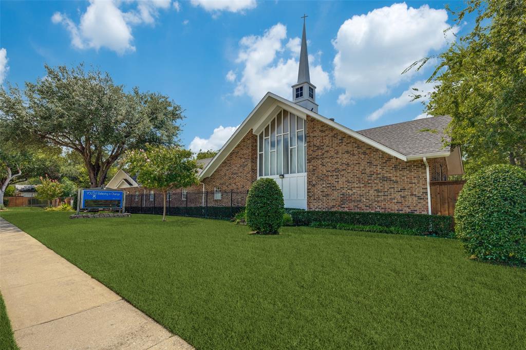 A rare opportunity to acquire a beautifully maintained church campus designed to serve a growing congregation and community. The Church facility features a sanctuary with seating for 250+, complete with full sound equipment and a heated baptismal. The dining hall seats 125 and is supported by a fully equipped commercial-grade kitchen with a walk-in freezer, ice maker, stove oven, and dishwasher, ideal for fellowship meals and events. The facility also includes seven large classrooms, a versatile multi-purpose room, and four offices including a large executive office and administrative offices. Surrounded by mature trees and landscaping, the timeless design allows for easy expansion to accommodate future ministry growth. This property presents an  exceptional opportunity for a church family seeking a move in ready campus with the space, amenities, and flexibility to support vibrant ministry and future expansion. Buyer is  responsible for verifying all information, including dimensions, taxes, and zoning. Please see private remarks for showing information.