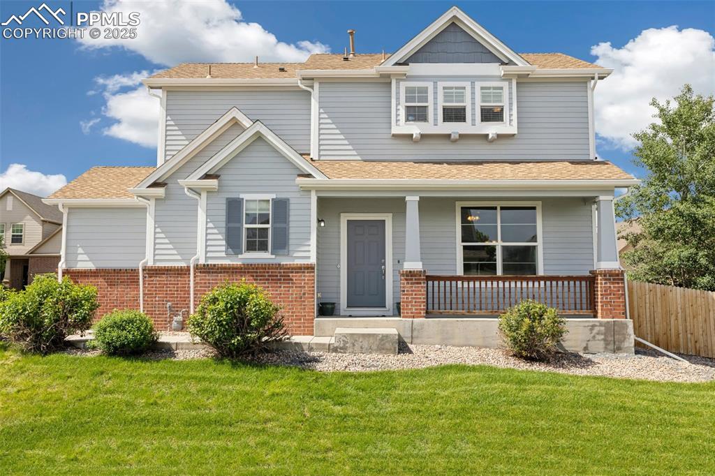 Best buy in the neighborhood with possible seller incentives! This beautifully maintained residence offers the perfect blend of comfort, convenience, and community. Just steps from shopping, dining, and miles of scenic trails, you’ll also enjoy access to a fitness center, rec center, and pool—so there’s always something to do or a quiet place to relax. Inside, the smart layout features three spacious bedrooms and two and a half baths, providing plenty of room to live, work, and unwind. The primary suite includes a private bath with dual vanities and a walk-in closet, while the second full bath also features a double vanity—ideal for sharing. The private yard is designed for easy upkeep, giving you more time for the things that matter most. Tucked just off Meridian and Woodmen, this home offers a prime location close to everything. Whether you’re commuting, exploring, or simply enjoying time at home, this is a place you’ll love coming back to.