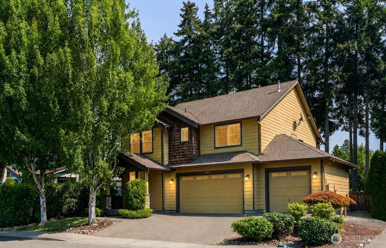 Welcome home to Shy Creek! This exceptional Northwest Craftsman by Conner Homes blends premium fit and finish with an unbeatable, hyper-convenient location. Showcasing timber and stone accents, wide tree-lined streets, and generous distance between homes, this turn-key residence sits on a quiet 7,000+ sqft corner cul-de-sac lot directly across from top-rated Renton schools and moments from Maplewood Park’s trails, courts, and fields.Inside, enjoy air conditioning, 9-foot ceilings, and solid dark hardwoods sweeping across the entire main level. The open-concept great room anchored by a cozy fireplace flows into a gourmet kitchen that's ready for hosting, featuring granite slab countertops and GE Café series appliances. Upstairs, you'll find brand new carpet installed throughout, leading to a vaulted primary suite complete with an expansive ensuite bath.Out back, a fully fenced, landscaped yard offers endless summer play, while the rare 3-car garage delivers great curb appeal and practical storage. Tech-ready with Cat-5 and a high-efficiency furnace, this well maintained home sits just minutes from the Landing and Renton Highlands, with quick commutes to Bellevue, Redmond, Issaquah, and Seattle.