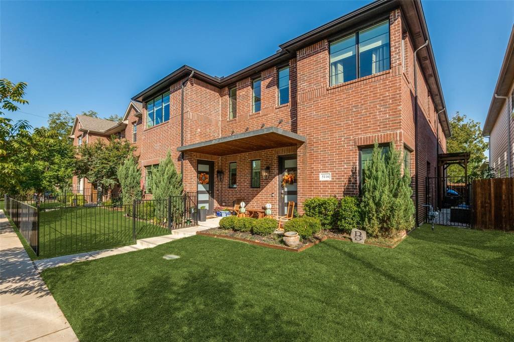 Discover modern living at 5116 Slate Street, a contemporary townhouse nestled in Fort Worth's vibrant River District. Built in 2018, this two-story residence offers 2,233 square feet of thoughtfully designed space, featuring three bedrooms and two and a half bathrooms. 

The open-concept living area seamlessly connects to a gourmet kitchen equipped with stainless steel appliances, catering to both everyday living and entertaining. Energy-efficient double-paned windows enhance comfort and sustainability throughout the home.

The master suite serves as a private retreat, complemented by two additional spacious bedrooms that offer flexibility for family, guests, or a home office. A rear-attached two-car garage provides convenience and security.

Situated within walking distance to local dining favorites like Heim BBQ and Lettuce Cook, as well as the Trinity Trail Hike and Bike Trail, this property offers both lifestyle and location. Its proximity to downtown Fort Worth, the Cultural District, and the West 7th Street corridor ensures easy access to a variety of cultural and entertainment options.

Experience the perfect blend of modern design and urban convenience at 5116 Slate Street.