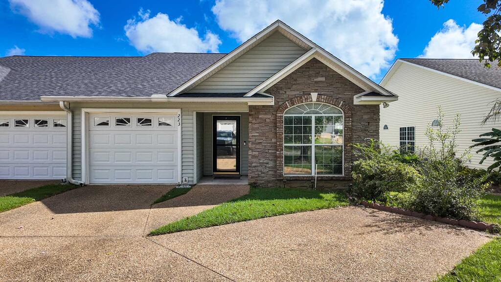 Low maintenance water front living!! Welcome to 223 Hunting Pointe Drive, a beautiful 2 bed / 2 bath home with over 1500 sqft located in Thomasville's 55 and older community. Enjoy your morning coffee with a great view on the screened porch that overlooks the lake. The kitchen is the heart of the home with the open concept floor plan providing access to the dining room and overlooking into the living room. The primary bedroom is spacious and features a beautiful ensuite bathroom with a large double vanity, a walk-in shower, and a huge walk-in closet. Updates to the home like the new roof and HVAC replaced (2021) provide security and peace of mind. Conveniently located across the street from Publix and Lowe's and 10 minutes from Downtown Thomasville, restaurants, shopping, and entertainment.