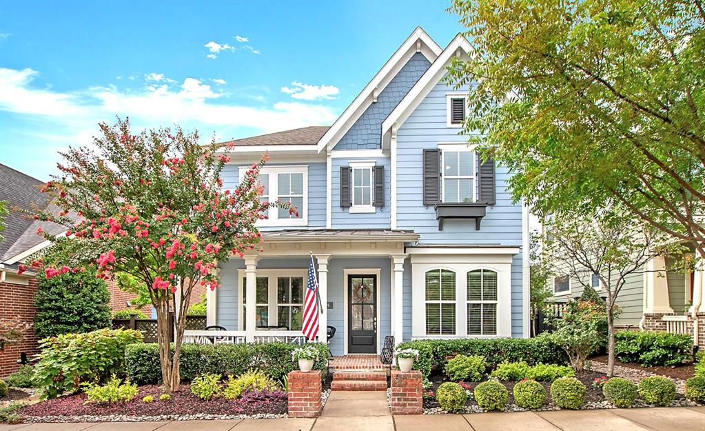 Located in the heart of the highly sought-after Tucker Hill community, this Craftsman-style gem invites you in with a wide front porch, classic charm, and a warm sense of home the moment you arrive. Inside, soaring ceilings and natural light create an airy, uplifting atmosphere. The spacious living area features new wood floors, a cozy fireplace and opens seamlessly into a stunning kitchen—complete with quartz countertops, a large island, farmhouse sink, stainless steel appliances, and custom cabinetry. Perfect for everything from casual morning coffee to unforgettable holiday meals. The first-floor primary suite offers a private retreat with newly installed carpet and a spa-like bath—featuring dual vanities, a deep garden tub, separate shower, and walk-in closet. Upstairs, you’ll find three additional bedrooms and a gameroom with new carpet, and two full baths, and a versatile game room ideal for movie nights, hobbies, or study time. Step out back to enjoy a covered patio and professionally landscaped yard—ideal for quiet evenings or joyful gatherings under the stars. A rear-entry garage, dedicated office, and thoughtful design throughout complete the experience. Set in a picturesque neighborhood known for its front-porch culture, walking trails, resort-style pool, and strong community spirit, this home is the perfect blend of beauty, function, and heart.