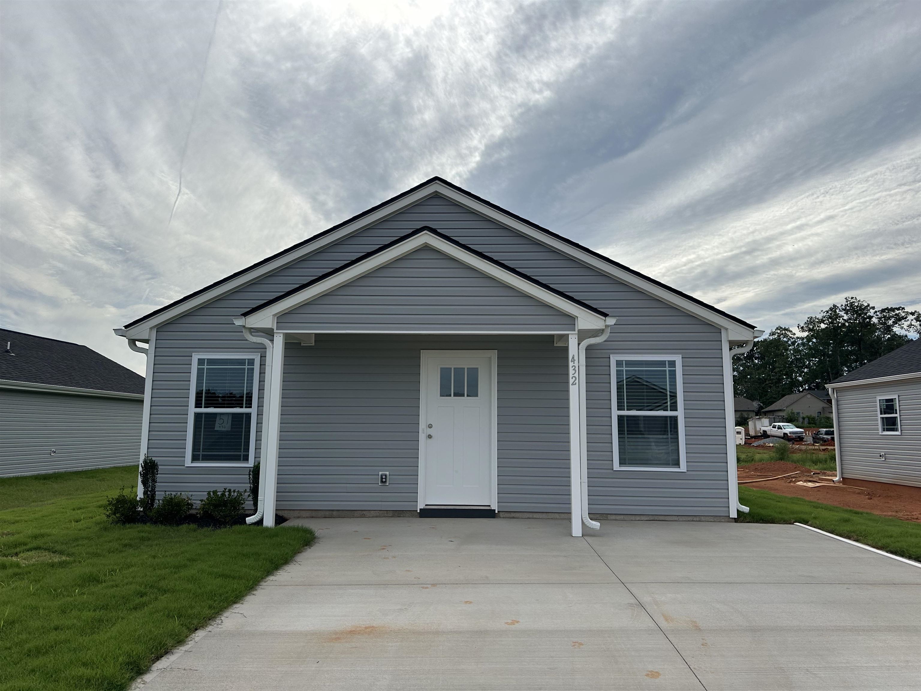 The Victor Plan. Affordable new construction with 10 year warranty! 30 year architectural roof. Luxury Vinyl Plank. 6x10 back patio. Built by local builder! Must see! Ask about $7,500 Builder Incentive! *Finished photos reflect previously built Victor plan to show completed product.