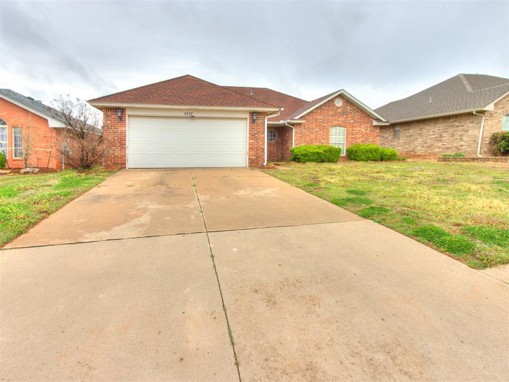 Wonderful find in Chisholm lakes addition! This Edmond home has everything you're looking for in an Edmond home! 3 generous bedrooms and 2 full bathrooms. The master bed is spacious with and attached master bath that includes a separate tub and shower, 2 walk in closets, Newer Quartz countertops, faucets and fixtures. The 2nd and 3rd bedroom share the 2nd bath with Newer Quartz countertops, faucets and fixtures. The kitchen has Newer Quartz countertops with updated kitchen sink, faucet, newer dishwasher and recent appliances. The living room has solid flooring, and has a fireplace at its center. This property is owned and operated by an individual NOT a property management company. Maintaining this home in good working order is the highest priority for the owner/landlord. You'll love living here! Call/Text Steve Reeser for showings at 405 476 6572.