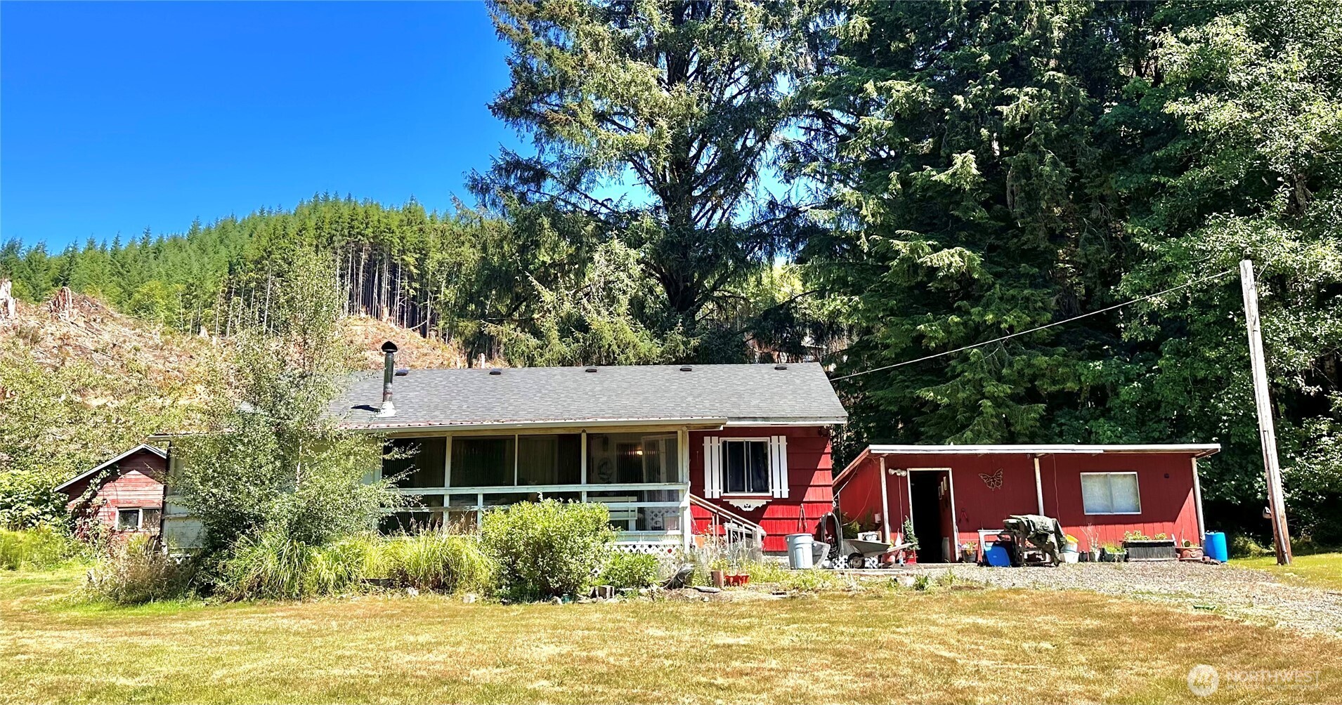 Home, garage, greenhouse, carport, and large barn on 9.65 acres in a quiet area of Naselle. This property is in Wahkiakum County still, no zoning here. You can remodel the home and make it your own or build a new home up on top of the hillside with some great views! There's not many listings in the Naselle area at this price range, so don't wait, come check this property out today! Home/Property being sold as-is.