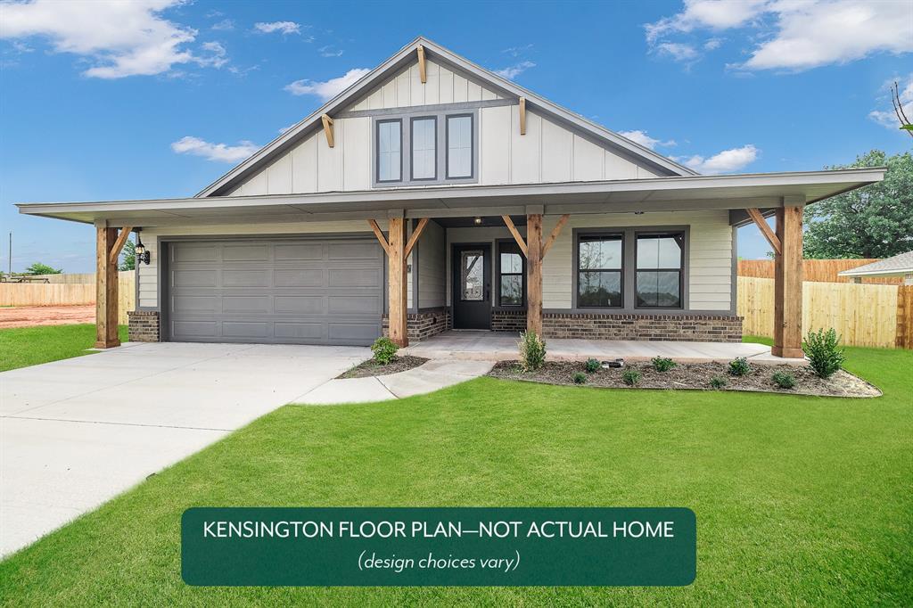 The Kensington in Flint Hills blends refined comfort with thoughtful design. Durable hard-surface flooring flows through the main living areas and study, leading to a bright kitchen with quartz countertops, an apron-front sink, champagne bronze accents, and a gas range. The primary suite offers a calming retreat with a spacious tiled shower, soaking tub, quartz vanity with dual sinks, and a walk-in closet. Enjoy quiet evenings on the extended covered patio in this peaceful Norman community. Backed by Ideal Homes’ exclusive heating and cooling guarantee.Every customized IDEAL home is built with your comfort, safety, and savings in mind. Enjoy the protection of full-home gutters that safeguard your foundation and landscaping, plus complete fencing to keep your pets and little ones safe. With peace-of-mind warranties, your home stays low-maintenance for years to come. And as the only Energy Advantage Certified Homes in Oklahoma, your home is designed to save you money every month with guaranteed heating and cooling costs you can count on.Flint Hills homeowners will enjoy the convenience of being located on Tecumseh Road for quick and easy travel to the east or west side of Norman and the peacefulness of a quiet, family-friendly community. In Flint Hills, you can get to I-35 in five minutes, The University of Oklahoma in 10 minutes, and Tinker Airforce Base in less than 20 minutes! Amenities in this community include fishing ponds, walking trails, a playground, a splash pad, and a soccer field!