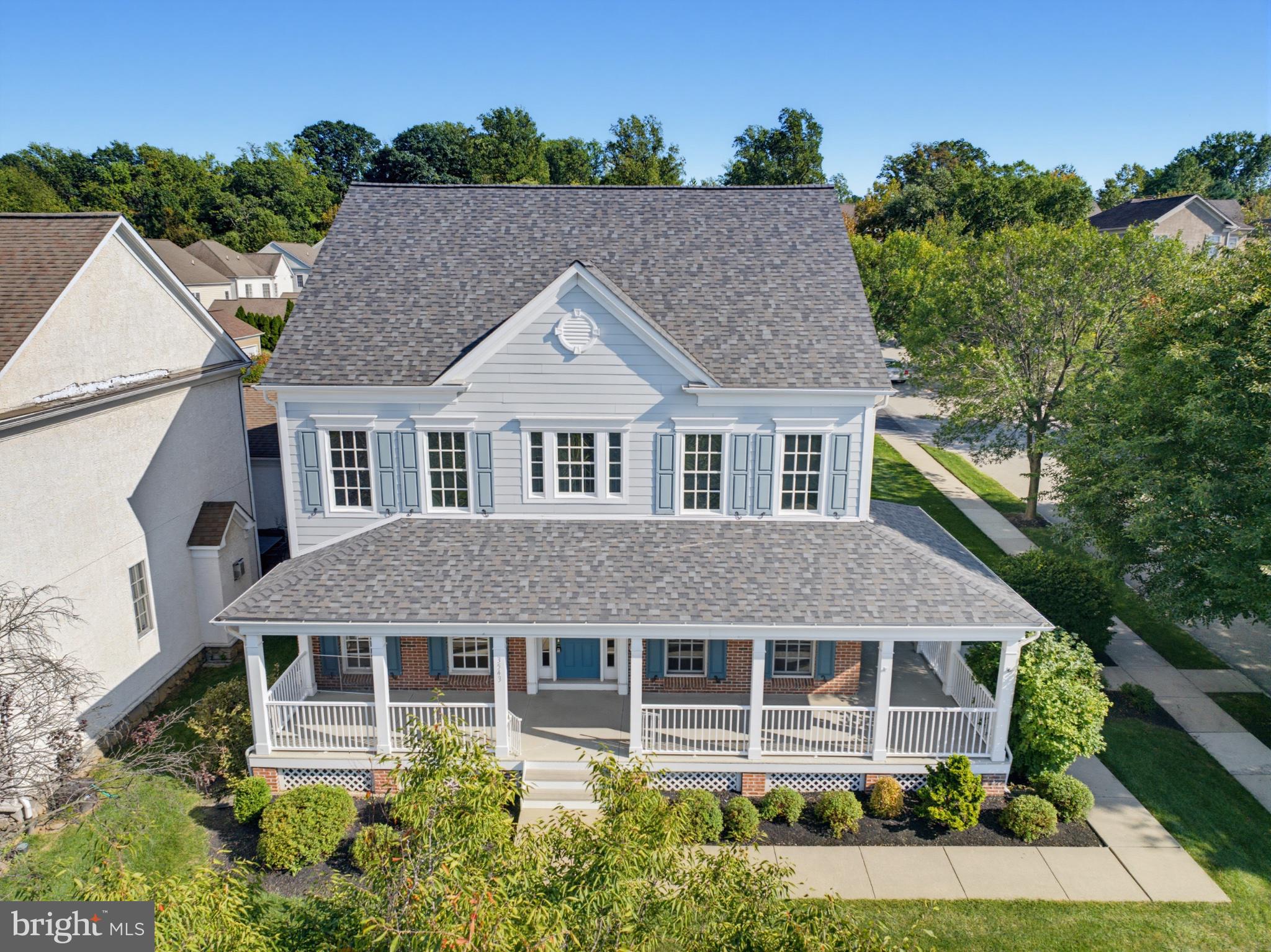 Nestled in the charming Woodmont subdivision of Lower Moreland Township, this modern center hall colonial home offers a perfect blend of comfort and functionality. This inviting residence features four spacious bedrooms and three-and-a-half bathrooms, providing ample space for relaxation and privacy. Step inside to discover a fully finished daylight basement, ideal for a cozy family room, home office, or entertainment area. The main living space features a warm fireplace, creating a welcoming atmosphere for gatherings or quiet evenings at home. The heart of the home is the well-appointed kitchen, ready for your culinary adventures, while the attached garage with rear entry ensures convenience and easy access.  Enjoy the tranquility of suburban life while being just a short drive from local amenities and parks. This home is not just a place to live; it's a place to create lasting memories. Experience the warmth and comfort that await you in this delightful Woodmont residence in the award-winning Lower Moreland School District.