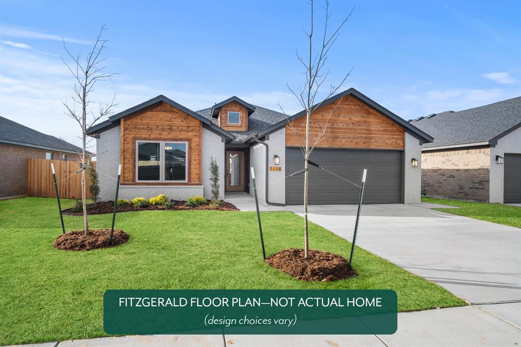 You'll love this welcoming home featuring a practical mudroom and spacious walk-in closets in both the primary suite and bedroom three. The kitchen has elegant quartz countertops and a gas range, while the main living area showcases durable hard surface flooring. The primary bedroom at the front offers generous relaxation space, with a stylish bath that includes a quartz vanity, a tiled shower, and a large walk-in closet. Plus, the covered patio is perfect for outdoor enjoyment!Energy efficiency is guaranteed through our partnership with Environments for Living, ensuring predictable heating and cooling costs with potential reimbursement if usage exceeds expectations. With our Your Way incentive, you can enhance your home with options like a storm shelter, full home blinds, or apply the credit toward closing costs or interest rate buy-downs.Located in the sought-after Deer Creek school district. This community will allow you to get anywhere in the city in a timely manner. Knox Farm features beautiful well-lit sidewalks for evening strolls around the community and a playground plus a splashpad with fun equipment for all ages.Included features:*Peace-of- mind warranties*10-year structural warranty*Guaranteed heating and cooling usage on most Ideal Homes*Fully landscaped front & backyard*Full Guttering*Fully fenced backyard.Floorplan may differ slightly from completed home.