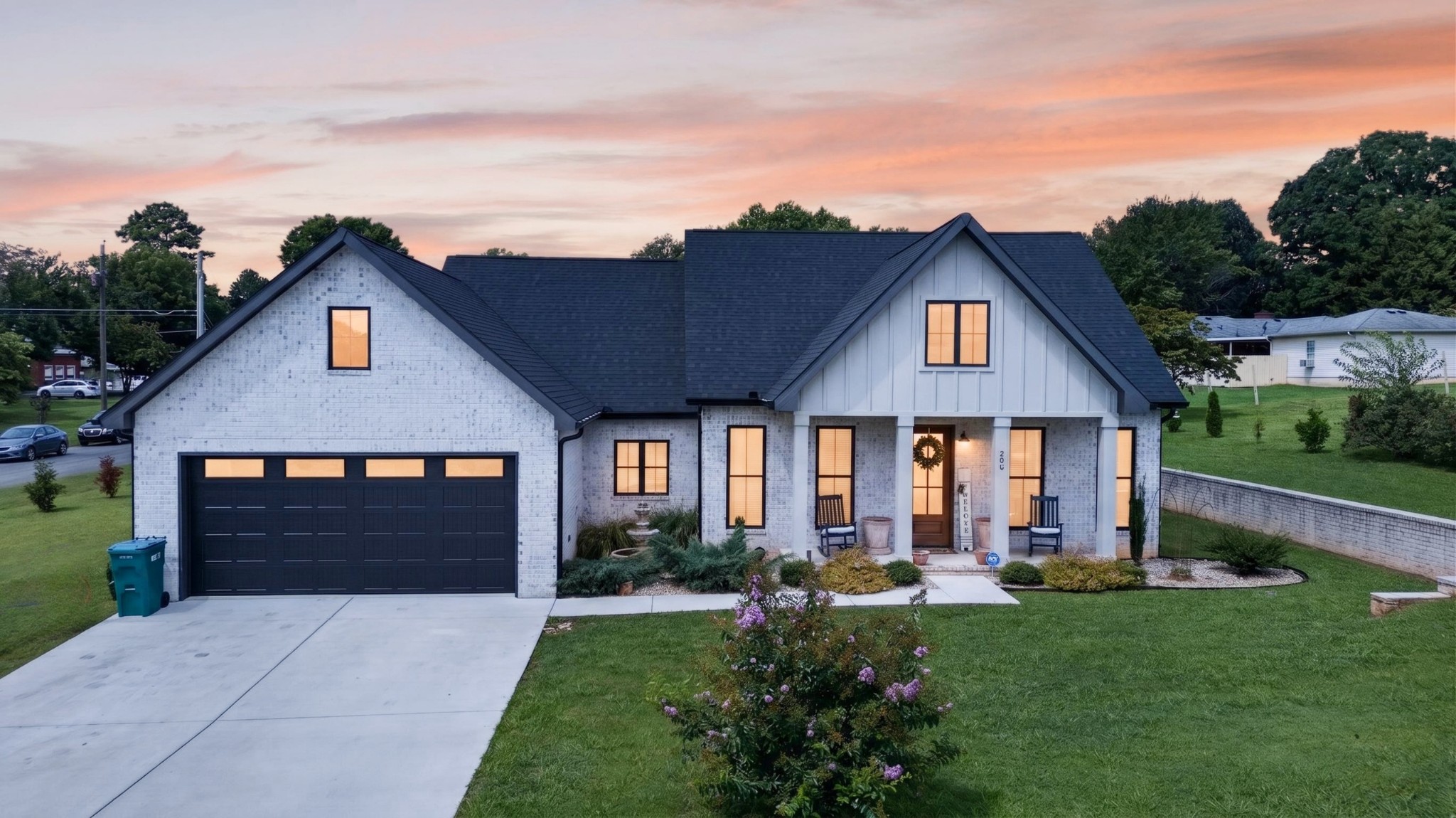 Step into timeless elegance with this beautifully appointed 4-bedroom, 2-bath home where thoughtful design meets everyday luxury. Tastefully decorated with refined finishes and warm, inviting spaces, this home offers the perfect blend of comfort and sophistication. The heart of the home is the stunning kitchen, featuring granite countertops, abundance of cabinetry, and a spacious walk-in butler's pantry that makes both entertaining and daily living effortless. The open-concept layout flows seamlessly into the living room, where a newly added stacked stone fireplace creates a striking focal point and the perfect place to gather. Need additional space? The versatile flex room (4th bedroom) offers endless possibilities as a formal dining room, home office, extra bedroom, home office, etc. The spacious primary suite provides a peaceful retreat, while two additional bedrooms offer comfort for family guests. The tankless hot water heater provides ample amount of hot water.  Outside, you'll enjoy a location that's just a golf cart ride away from the Winchester Country Club and its beautiful golf course, making it easy to enjoy mornings on the greens, evenings with friends, and the relaxed lifestyle you've been dreaming of. Luxury, convenience, and impeccable style come together in this exceptional home.