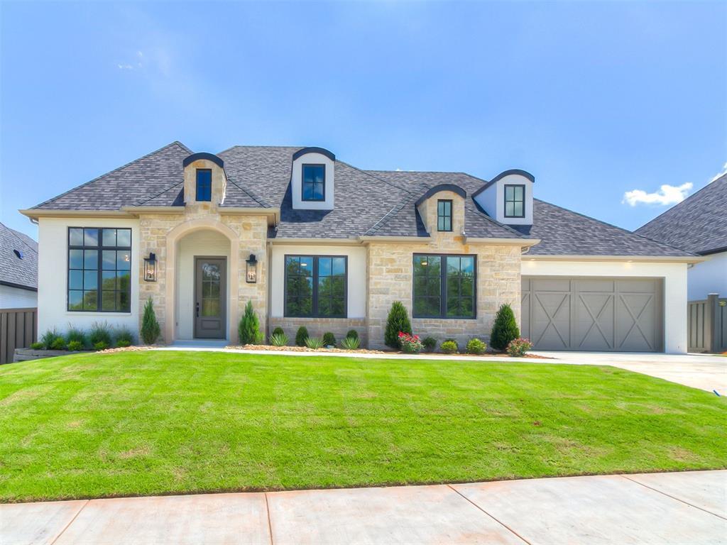 The Lakes of Cross Timbers HOA maintains lawns & is perfect for a low maintenance lifestyle!. Ready Now! $10K landscaping Incentive for the back yard! Popular Dawson Plan -3 bedrooms + 2.1 Baths & Study/Flex Room. Beautiful and unique chef's kitchen. Wood floors in all main areas, kitchen aide appliances, solid core doors for beds/baths- TREX fencing - full irrigation system - full guttering - insulated garage doors + opener - generous standard features - Inviting front patio, back patio. Stairs to attic storage. Amazing clubhouse situated within common area - resort style pool - fitness center, playground. Come tour this low-maintenance community today. Just minutes to OKC/Downtown & Edmond's finest restaurants & shopping. Last opportunity in phase 1!