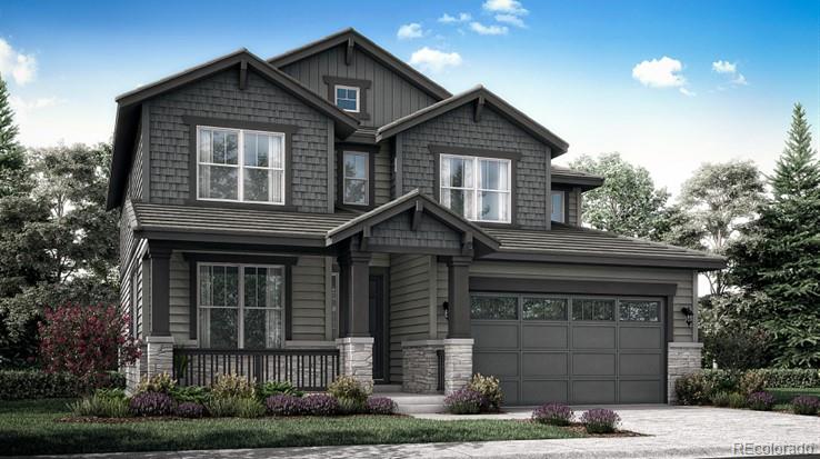 **Contact builder today about Special Financing for this home - terms and conditions apply**Anticipated Completion June 2026!! Ken Caryl Ranch is a stellar new community located in Littleton. This gorgeous 2-story Ashbrook features 3 beds, 3.5 baths, dining & great rooms, study, kitchen, loft, unfinished WALKOUT basement for future expansion & 3 car garage (2 + 1 tandem). Beautiful upgrades and finishes including a slab quartz counters & island, stainless kitchen appliances, vinyl plank flooring, covered deck and more.  The builder provides the latest in energy efficiency and state of the art technology with several fabulous floorplans to choose from. Energy efficiency, and technology seamlessly blended with luxury to make your new house a home. Red Rocks Ranch offers single family homes for every lifestyle. Close to dining, shopping, entertainment and other amenities. Welcome Home! Photos and walkthrough tour are a model only and subject to change.