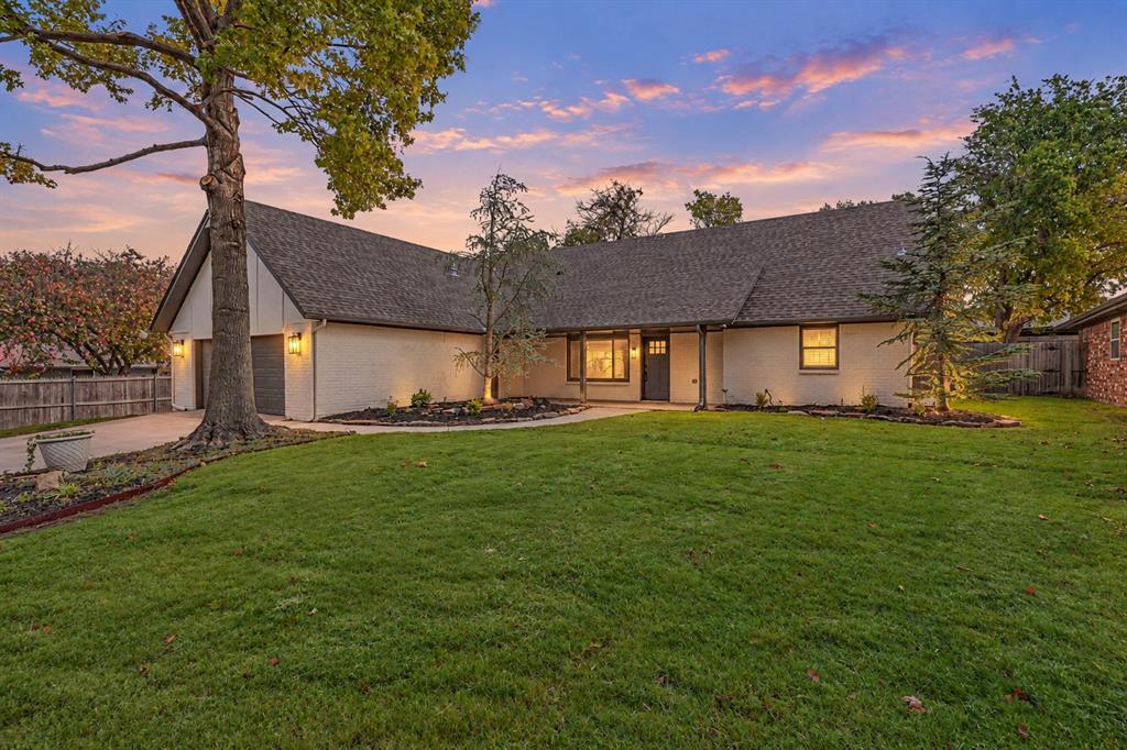 Tucked along a cul-de-sac street in west Norman, this home pairs generous room sizes with recent updates and a layout that gives you options. With 2,788 square feet, 4 bedrooms, 2.5 baths and a separate bonus room with a closet, there’s space for a home office, hobbies, a second living area or a potential fifth bedroom. The spacious living room centers around a wood burning fireplace, while the adjoining kitchen and dining area offer plenty of cabinet storage and room to gather. The primary suite is downstairs with two closets and a bathroom remodeled in 2026. Three additional bedrooms and a full bath are upstairs with plenty of storage and bonus closets in the hallway. Fresh paint throughout and new carpet upstairs and on the stairs were completed in 2026, following new hardwood flooring in 2025. Other notable improvements include a new downstairs HVAC system in 2025, an electrical panel replaced in 2024, and updated electrical outlets in 2025. Mature trees and fresh landscaping create a welcoming approach. Out back, a large patio offers space for outdoor dining and relaxing, with a fenced yard and storage shed adding everyday usefulness. Convenient highway access makes getting around easy, and nearby William Morgan Park offers walking paths, a pond and a playground renovated in 2025. A west Norman location with room to spread out and make the space your own!