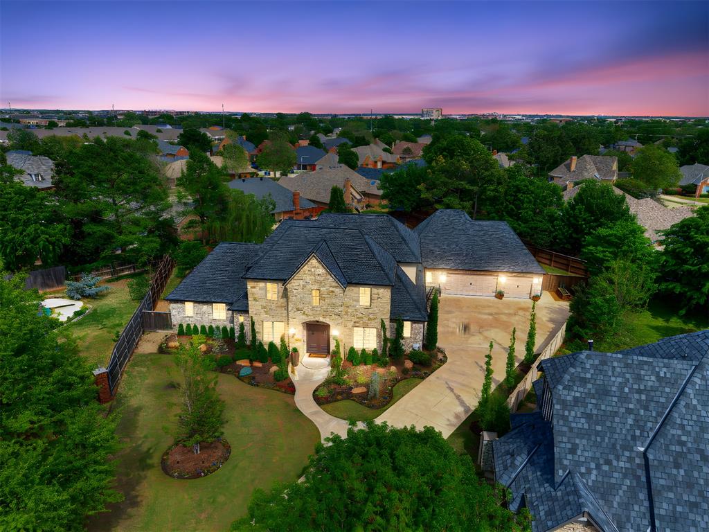 Welcome to West Norman’s highly sought-after Brookhaven addition, where luxury meets flexibility on a spacious 1/2 acre lot. This thoughtfully designed home offers a versatile floor plan featuring 5 bedrooms (3 upstairs, 2 downstairs) plus a dedicated study—or the option for a 6th bedroom—along with an impressive 5-car tandem garage!The private study is complete with a full bathroom and closet, making it ideal for a home office or guest suite. A separate downstairs guest retreat is tucked behind a stylish sliding barn door and includes direct patio access—perfect for visitors.Designed for both everyday living and entertaining, the home opens up with 12-foot sliding glass doors leading to an expansive covered patio with a cozy fireplace and ample space to design your dream pool.Inside, you’ll find high-end finishes and upgrades throughout, including designer tile, rich wood flooring, a custom iron staircase, and plantation shutters. The chef’s kitchen and entertaining spaces are complemented by a wine fridge and built-in ice machine, while each bedroom enjoys its own private bathroom for ultimate comfort.The luxurious primary suite features dual walk-in closets, a massive walk-in shower, and thoughtful details throughout. Additional highlights include foam insulation, a concrete safe room, an oversized laundry room, formal dining area, and a spacious upstairs game room.This exceptional property combines elegance, functionality, and modern amenities—perfect for those seeking refined living in one of Norman’s premier neighborhoods.