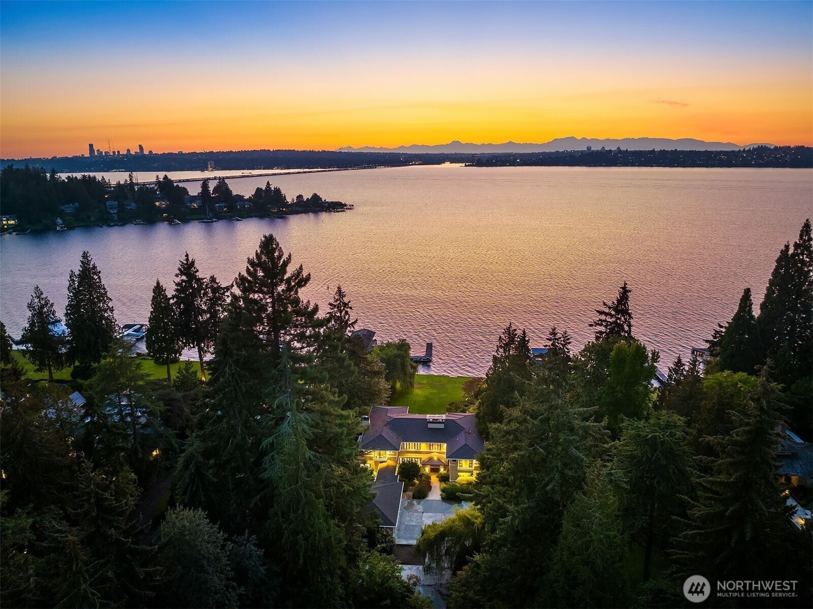 Experience the unique vision and artistry of this remarkable  Hunts Point west-facing waterfront estate. This estate brought together the finest designers to execute a custom home that can best be described as a Legacy. Imagine stepping into a lifestyle made possible by a property that encourages modern luxury from every angle, view, and perspective and the feeling of being a part of something crafted to stand the test of time. A sense of contentment washes over from the moment one comes through the private gate or docks at the water’s edge.Created and built not just to serve the immediate needs of its future homeowners, but to also remain a source of beauty and admiration in the years to come, this estate is the epitome of timeless. Enjoy!