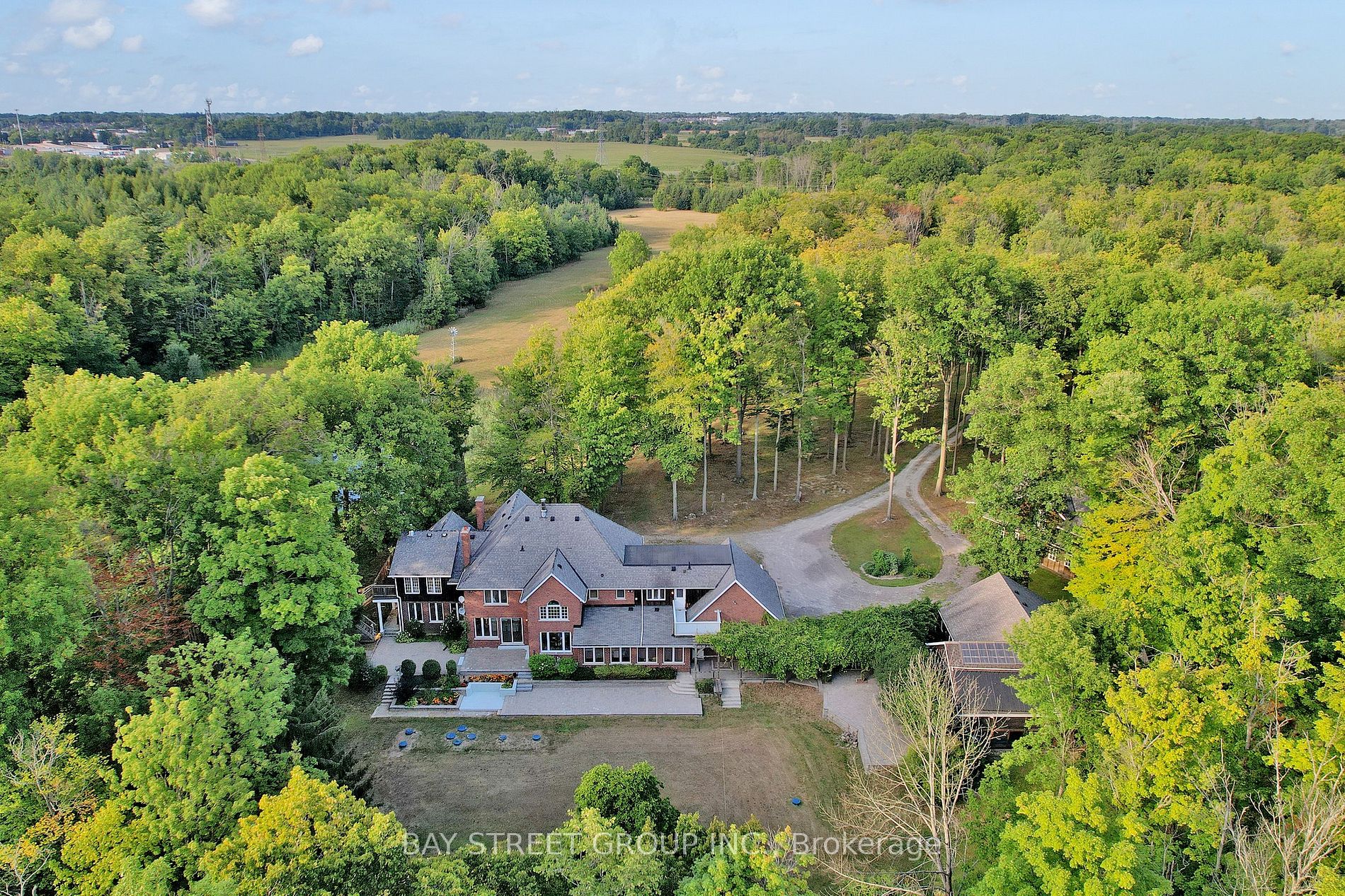 One-Of-A-Kind Country Estate Property At 902 Shaver Rd, Ancaster: Private, Full Of Amenities, Surrounded By Pristine Natural Beauty. 90 Acres Of Land Sits Right Next To Urban Boundary, With Frontage On Two Major Roads (Over 2700 Ft On Shaver Rd And 1332 Ft On Book Rd), Rough 13 Acre Of A1 Agriculture Land, 77 Acres Of Forest/Woods. 2 Min Drive To Shopping Center With Walmart, Canadian Tire, Lowe's, Longo's, Etc. Department Stores, 3 Min Drive To The 403. On School Bus Routes To Top Schools In Hamilton. Winding Creeks And Two Ponds On The Land. Executive Country Home (Custom Built By Robinson 1987 >5,000 Sqft + Fin Basement) Boasts 6 Bedrm, 7 Bath, 2 F.P, A Large Wrap Around Porch And 42 Panels Of Windows That Give You A Spectacular View Of Nature All Year Round. Updated Stainless Steel Appliances, LED Lights. Equipped With Energy Efficiency Geothermal Heating/Cooling System, Surround Sound, Alarm System And So Much More. Central Metering W/Transformer 400Amps To House, 200 To Pool House, 100 To Cabin. Your Own Private Paradise Awaits!