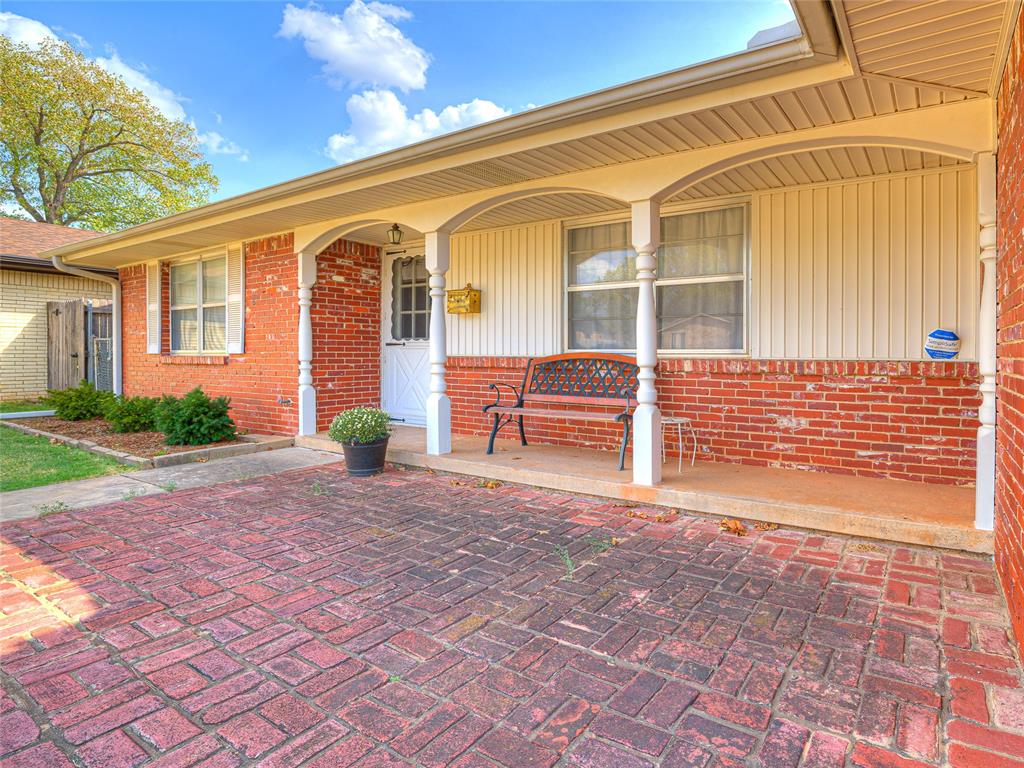 Welcome to this adorable, meticulously maintained home in East Edmond! Spotlessly clean and move-in ready, it offers two living areas, a cozy fireplace, and a spacious kitchen which opens to the main living room. It is perfect for everyday living and entertaining. The primary suite has two walk-in closets and a spa-like en-suite bath. Start your mornings with coffee on the screened-in back porch, or host cookouts with family and friends. For peace of mind, a large storm shelter is accessible from inside the home, with no need to step outside. You're also within walking distance of a dog park, walking trails, and shopping, with quick access to highways and to Edmond public schools.
