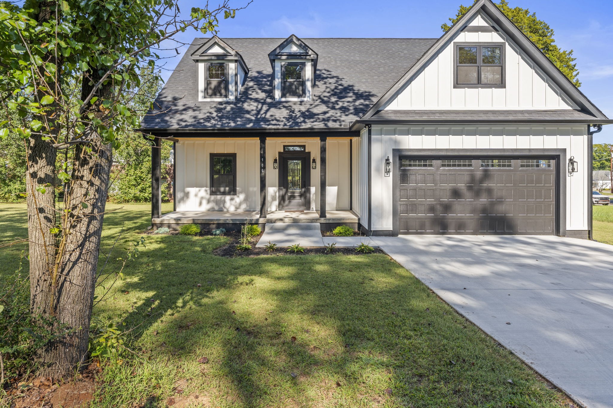 Welcome home!! This stunning brand-new home is perfectly situated in the heart of Decherd. Designed with today's lifestyle in mind, this residence combines sleek modern finishes with thoughtful details throughout. The grand open concept floor plan is filled with natural light, soaring ceilings, and luxury flooring that flows seamlessly from room to room. The gourmet kitchen is the centerpiece of the home featuring quartzite counter tops, SS appliances, a large island, and a pantry. The spacious primary suite offers a spa-like retreat with a custom tile shower, double vanity, and a soaking tub. Every detail has been carefully considered. With its unbeatable location close to shopping, dining, schools, and the Nissan plant, this modern masterpiece truly has all the bells and whistles.