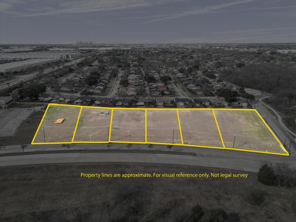 Rare development opportunity - 6 oversized lots with subdivision potential for increased density.  Desireable zoning and superb walkability to retail, dining and entertainment corridors. Minutes to interstate 635 and under 20 minutes to Downtown Dallas.  Ideal for urban infill housing, build-to rent or future multifamily conversion.  Scarce supply in the micro-market - strong upside as the area continues to infill and appreciate.  Seller might consider selling one lot on the corner for 180,000 call agent for details.