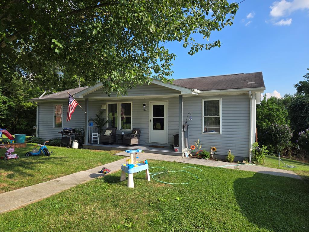 This recently updated 3 bed/1 bath Ranch home on .22 acres is sized just right for starting your home and/or family or even downsizing. Enjoy the mountain view from the back deck or watch the kids play under the large shade tree while rocking on the front porch. The large updated living room and open floor plan with a renovated kitchen would make a great place to host gatherings for family and friends or kickback in the fall when football season is in full swing.  Interstate 81 is just 2 minutes away. Premier shopping and dining in Bristol TN/VA is a quick 35 minute drive.  If you picture yourself or your family here, then let's make that happen!