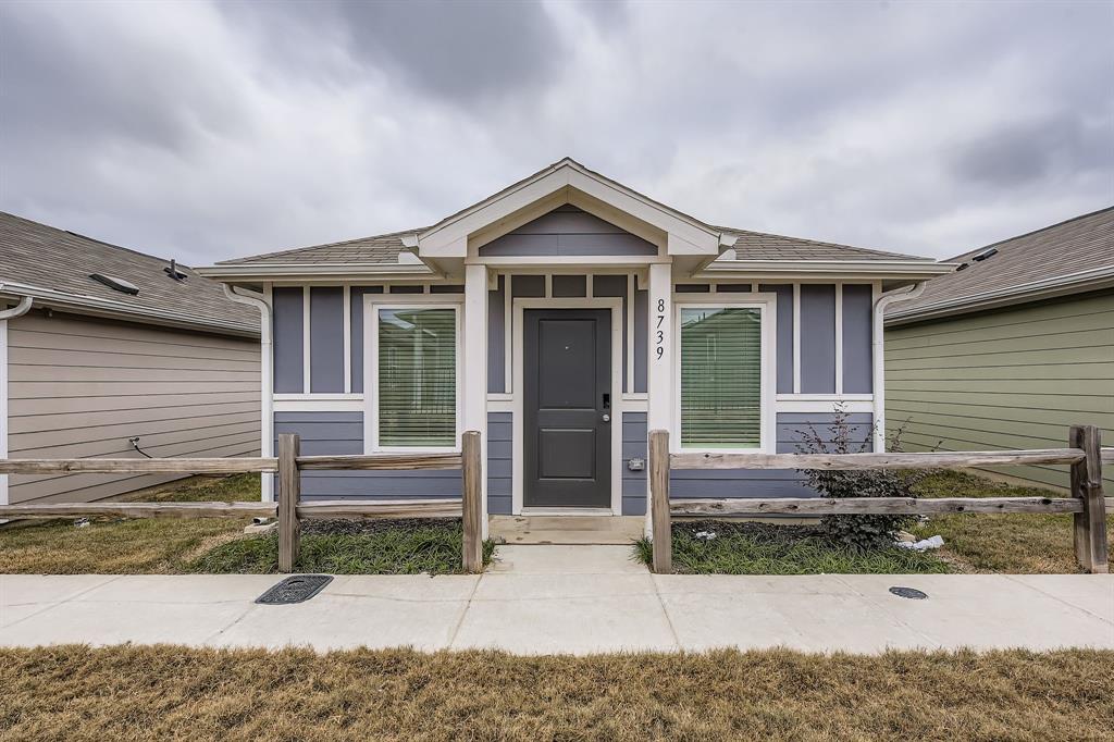 This charming, recently constructed detached condo offers the perfect blend of modern efficiency and low-maintenance living. Unlike traditional condos, this standalone home provides the privacy of a single-family residence with the convenience of a managed community. Perfectly situated in South Fort Worth, you are just minutes away from local shopping, dining, and easy highway access for a quick commute. This 2-bedroom, 2-full bath gem offers 760 square feet of thoughtfully designed, light-filled living space. The heart of the home features a bright living area that flows seamlessly into the kitchen, anchored by sleek, oversized tile flooring that runs throughout the main spaces. Enjoy a spacious primary suite with plush neutral carpeting and a dedicated full bath featuring a large, tiled walk-in shower. A versatile second bedroom is perfect for guests or a home office, located adjacent to the second full bathroom. This home is ready to see today!