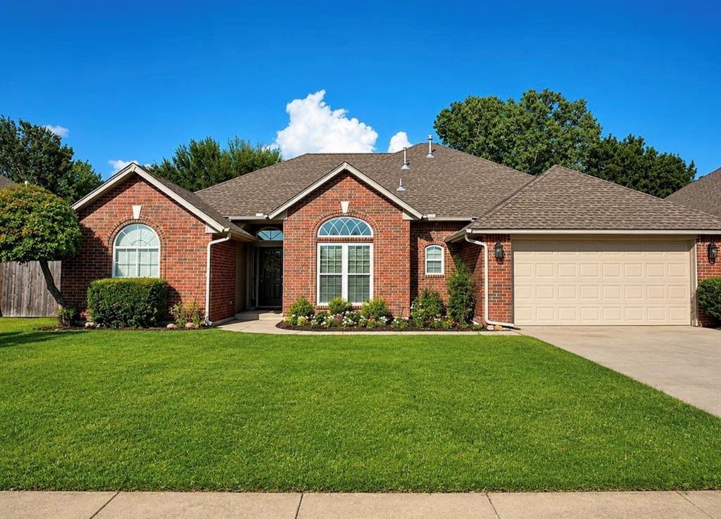 Welcome to 4013 Brownwood Lane in the highly sought-after Castlerock addition! This beautifully maintained 3-bedroom, 2-bath home offers the perfect blend of comfort, thoughtful updates, and an exceptional location in one of west Norman’s most desirable neighborhoods. Step inside to an inviting open floor plan featuring vaulted ceilings, abundant natural light, and spacious living areas designed for both everyday living and entertaining. The kitchen offers granite countertops, ample cabinetry, generous counter space, and a breakfast bar that opens to the living and dining areas. The split-bedroom layout provides added privacy, while the spacious primary suite features dual vanities, a soaking tub, separate shower, and a large walk-in closet.Significant updates provide added peace of mind, including a roof replaced in October 2021, HVAC system replaced in April 2022, and a privacy fence replaced in February 2023. There is also an in-ground storm shelter in the garage. Step outside to enjoy the covered back patio overlooking a spacious backyard—perfect for relaxing, grilling, or gathering with family and friends. Location truly sets this home apart. Just a short walk from the Castlerock neighborhood pool, residents also enjoy HOA amenities including a community pool, scenic pond, walking paths, playground, and basketball court. Conveniently located near shopping, restaurants, schools, the University of Oklahoma, and major commuter routes, this home offers both convenience and an outstanding neighborhood lifestyle. Whether you’re taking an evening stroll around the pond, spending a summer afternoon at the community pool, or relaxing on your covered patio, this home offers the lifestyle today’s buyers are looking for. Don’t miss the opportunity to make 4013 Brownwood Lane your next home!
